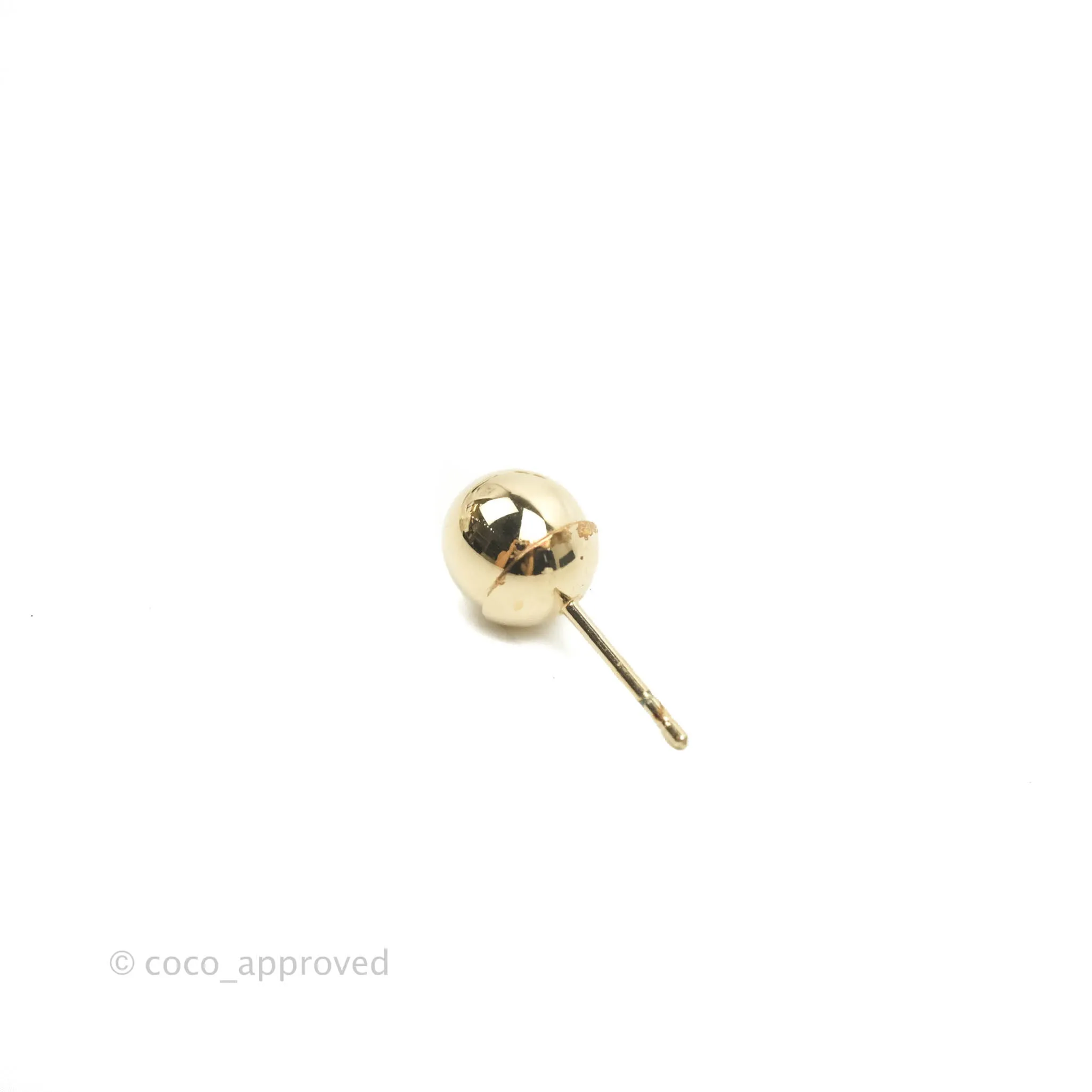 Christian Dior Cannage Mise En Dior Tribal Earrings Gold