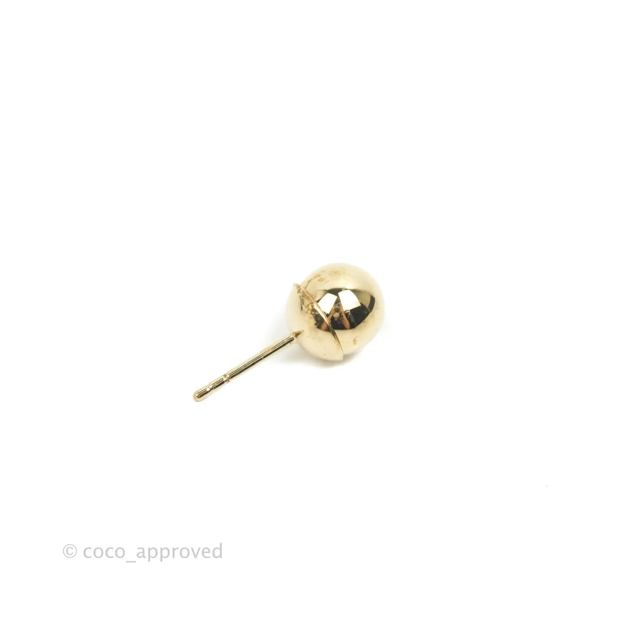 Christian Dior Cannage Mise En Dior Tribal Earrings Gold