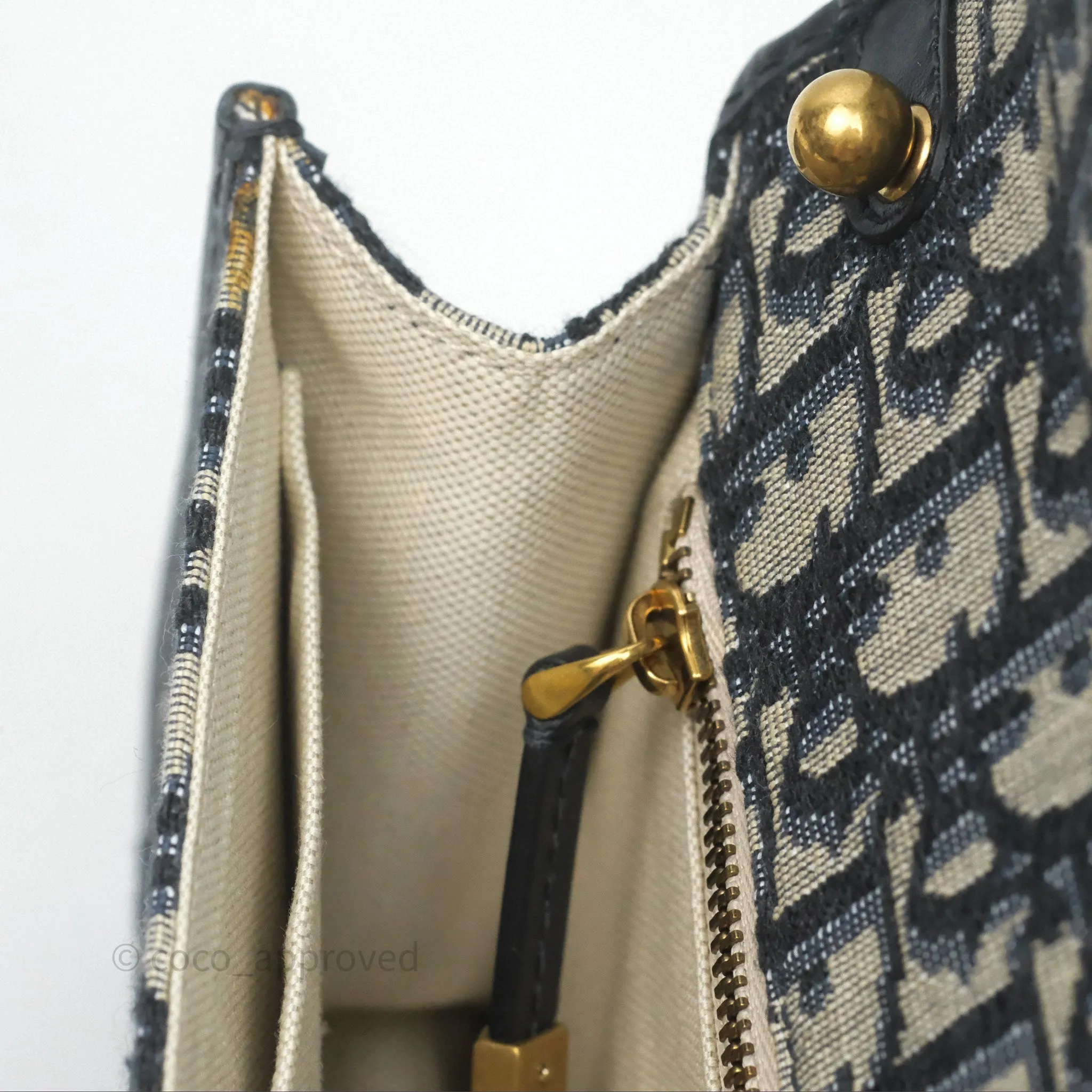 Christian Dior Dior Addict Blue Dior Oblique Jacquard