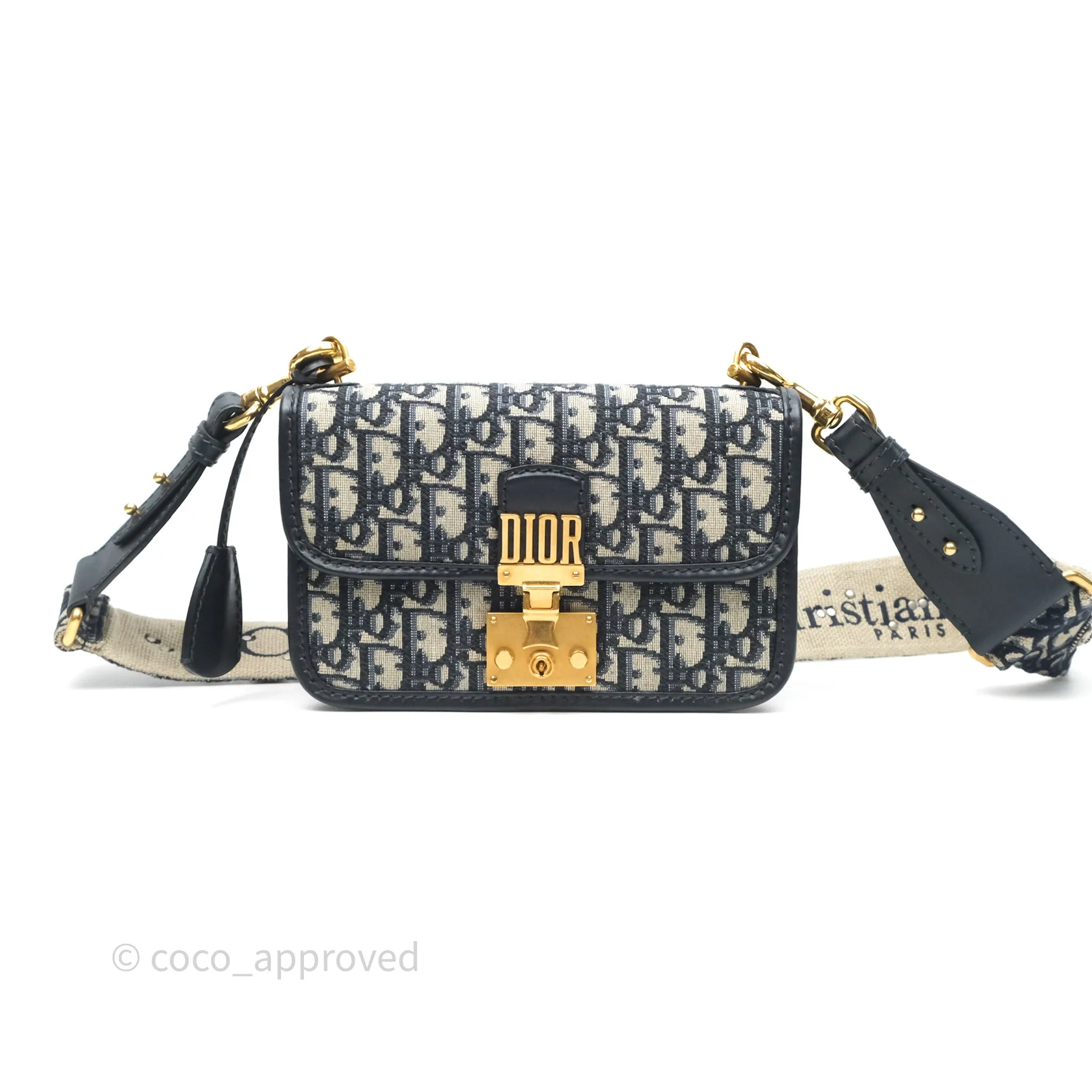 Christian Dior Dior Addict Blue Dior Oblique Jacquard