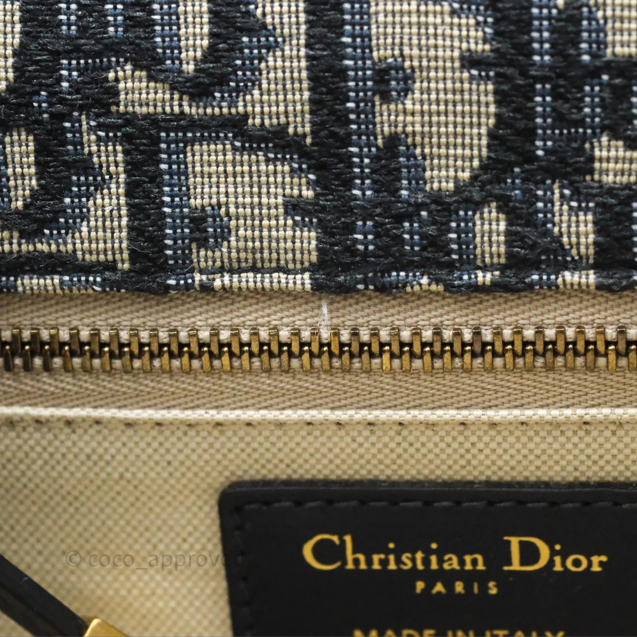 Christian Dior Dior Addict Blue Dior Oblique Jacquard