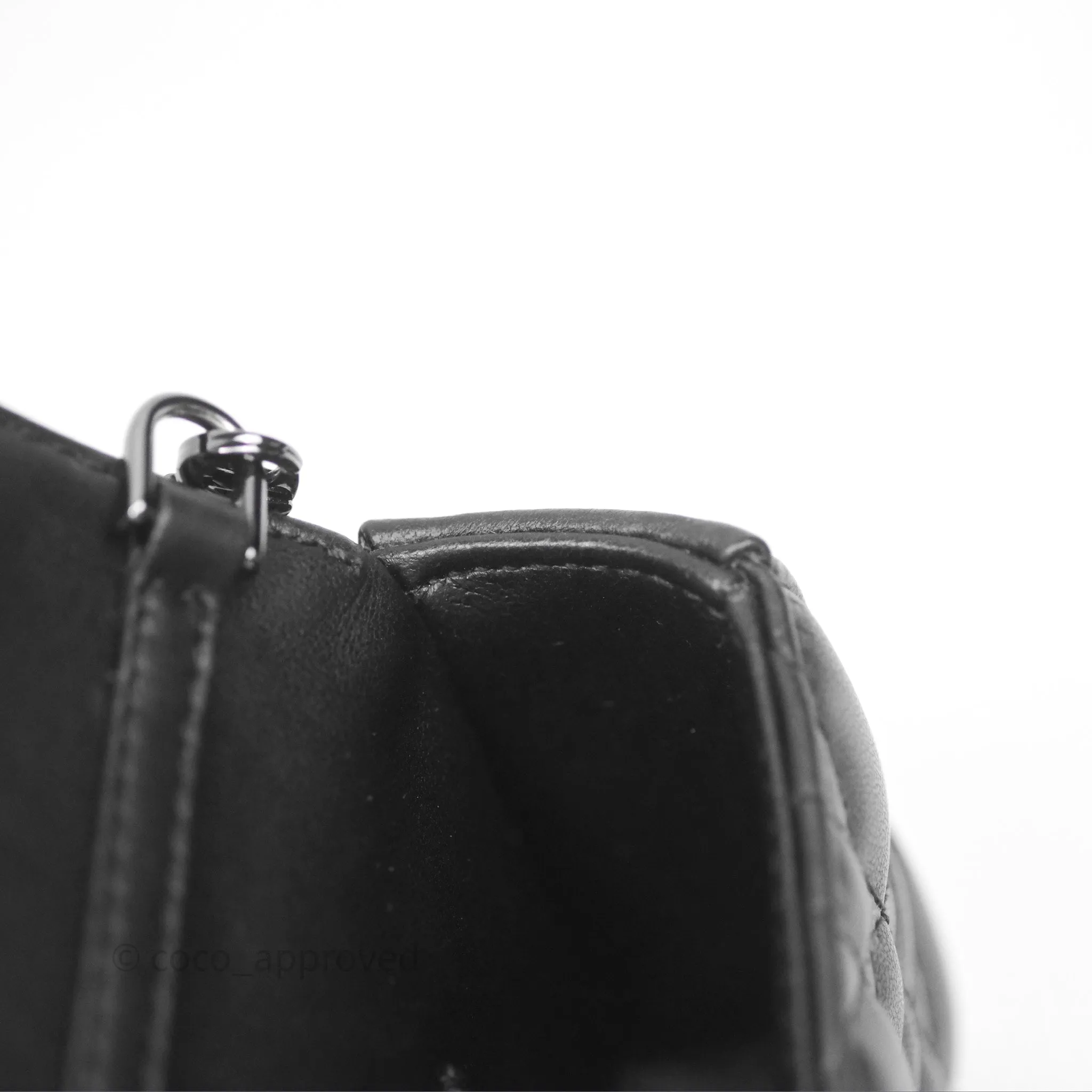 Christian Dior Dior Talk Phone Pouch Black Cannage Lambskin
