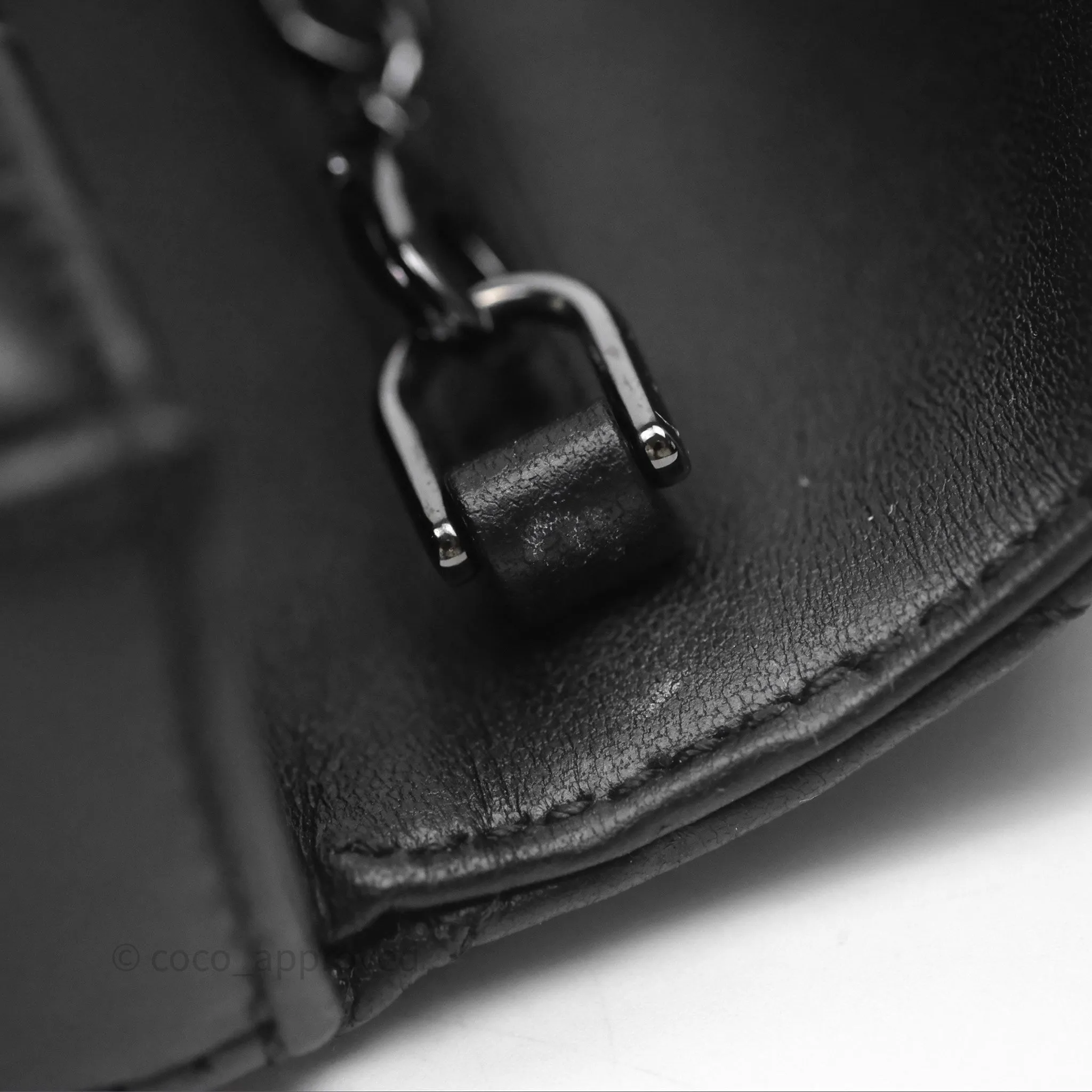 Christian Dior Dior Talk Phone Pouch Black Cannage Lambskin