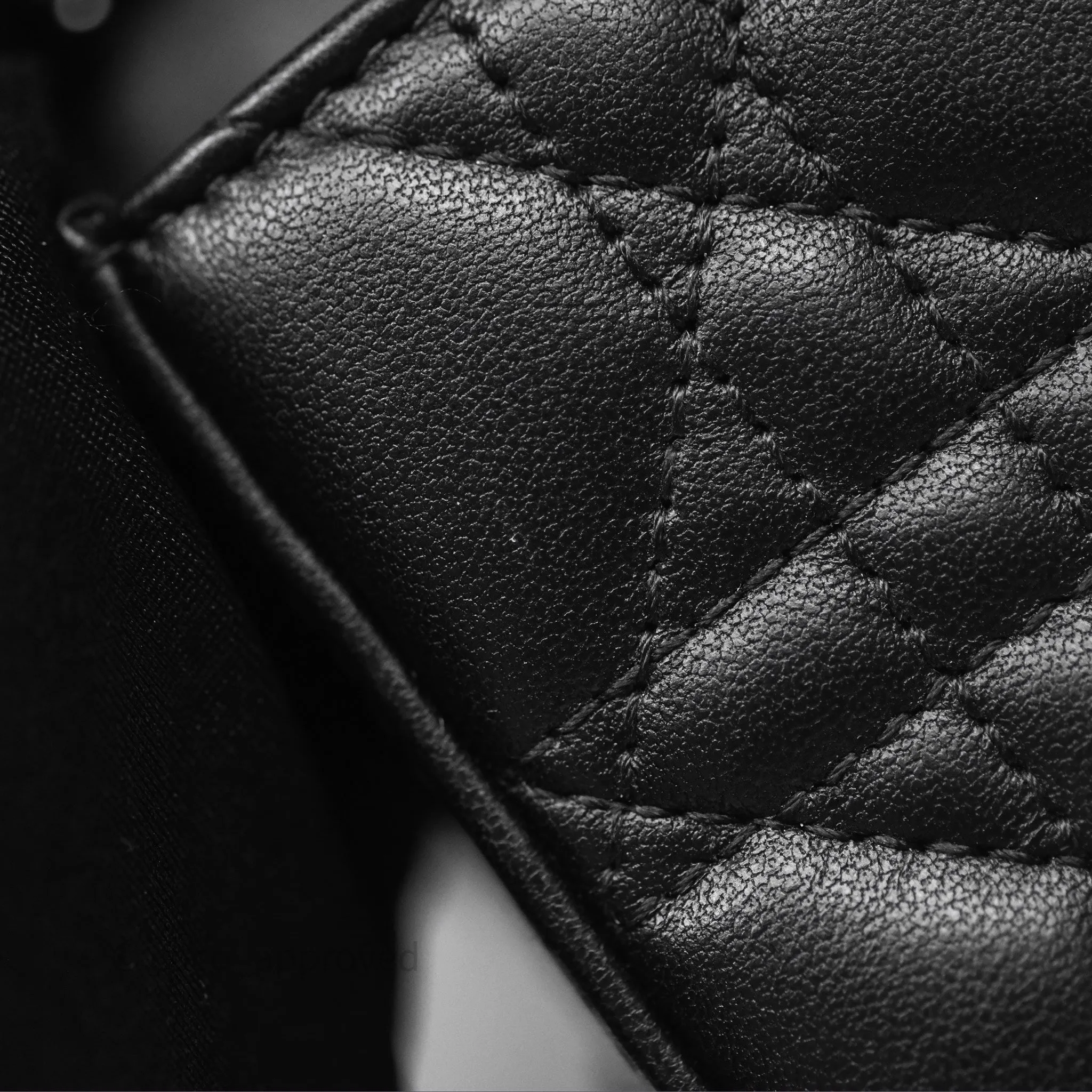 Christian Dior Dior Talk Phone Pouch Black Cannage Lambskin