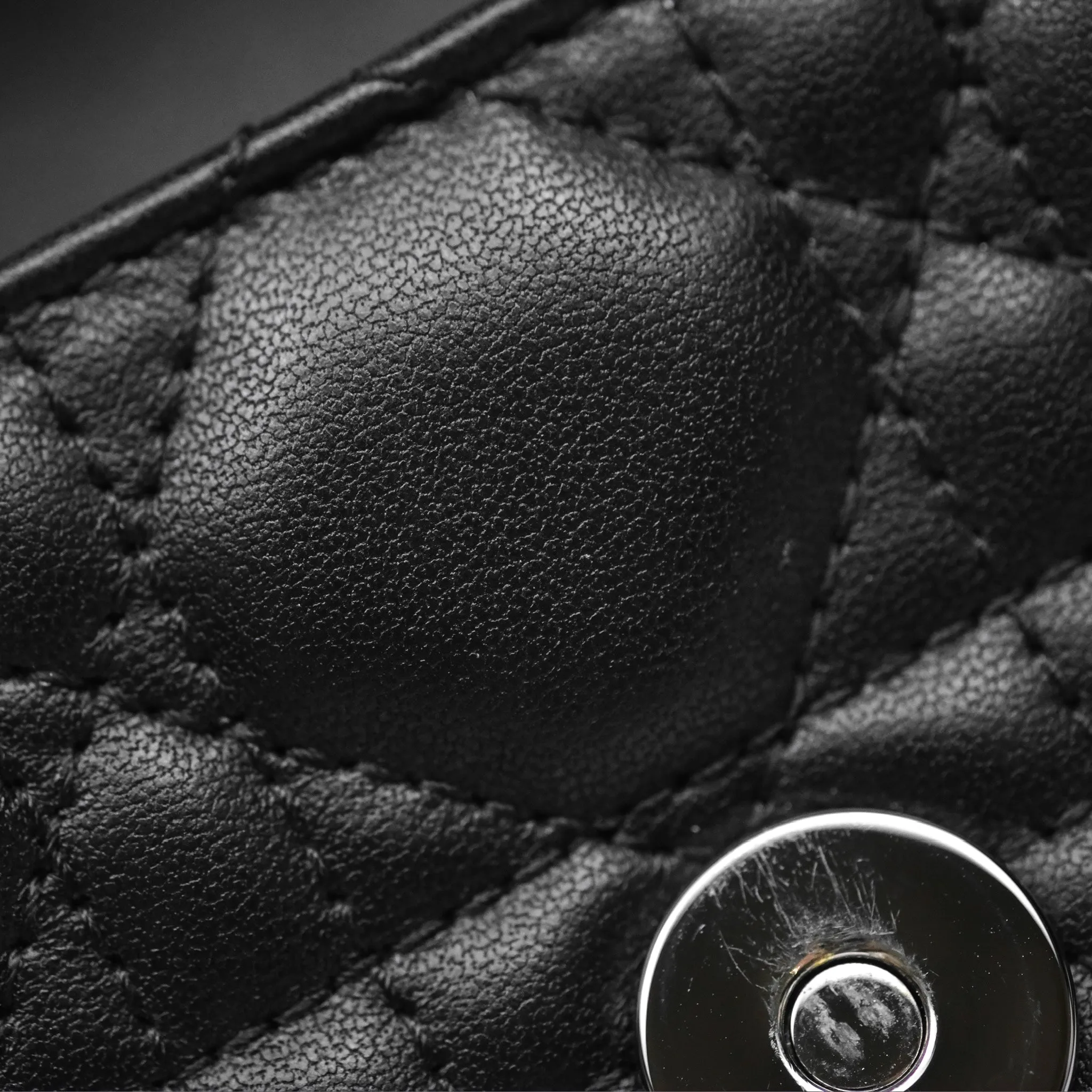 Christian Dior Dior Talk Phone Pouch Black Cannage Lambskin