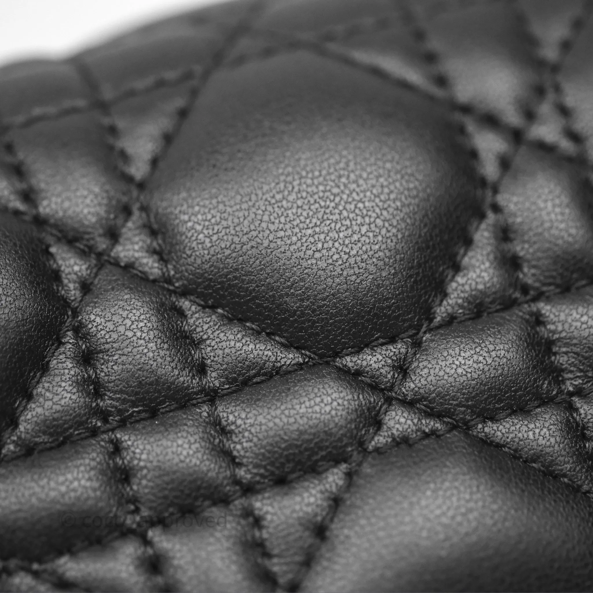Christian Dior Dior Talk Phone Pouch Black Cannage Lambskin