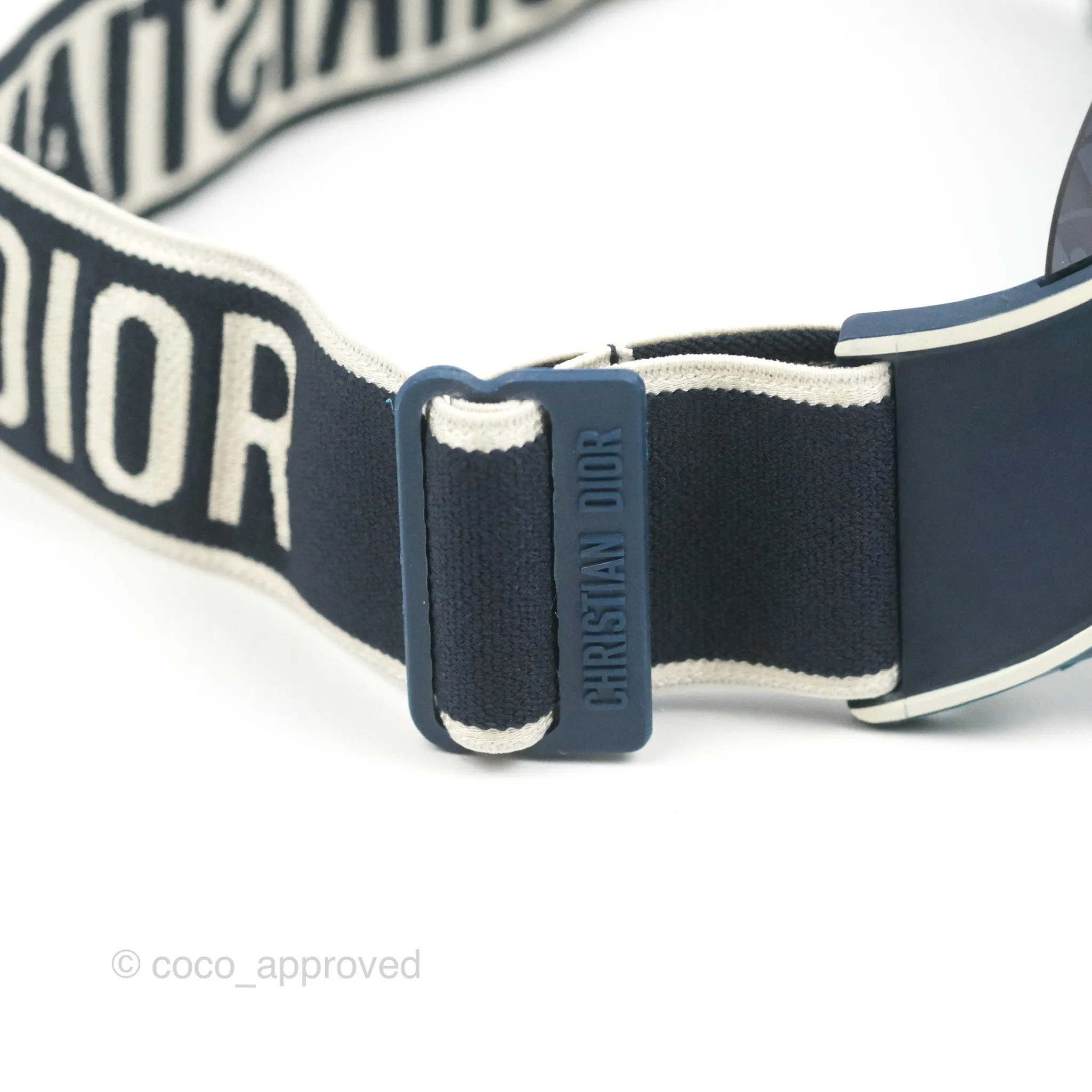 Christian Dior Diorclub V1U Dior Blue Oblique Visor
