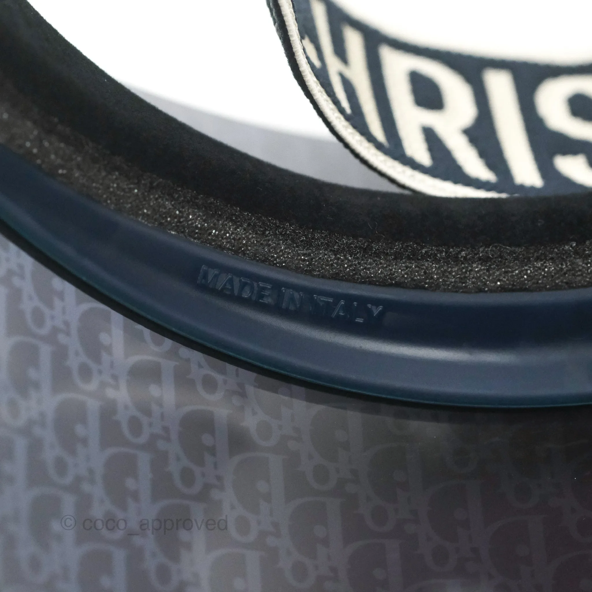 Christian Dior Diorclub V1U Dior Blue Oblique Visor