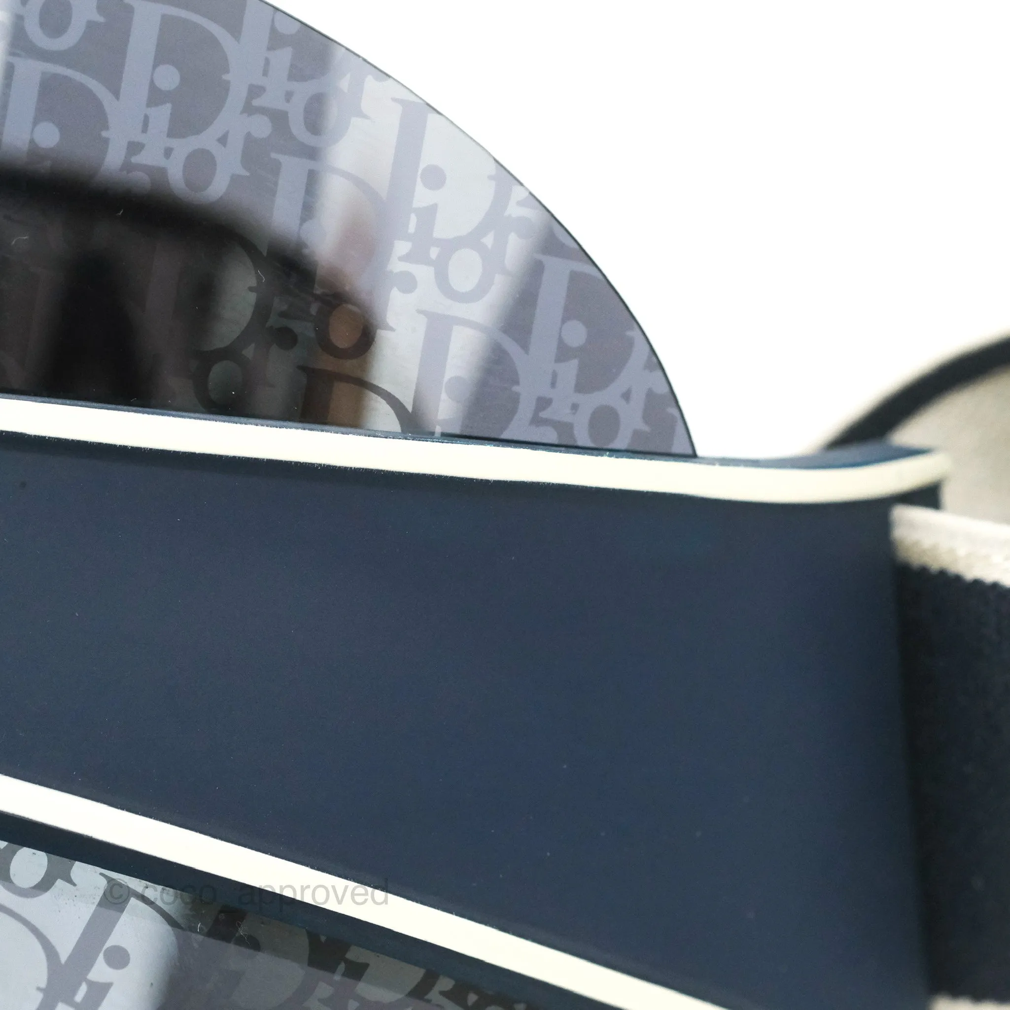 Christian Dior Diorclub V1U Dior Blue Oblique Visor