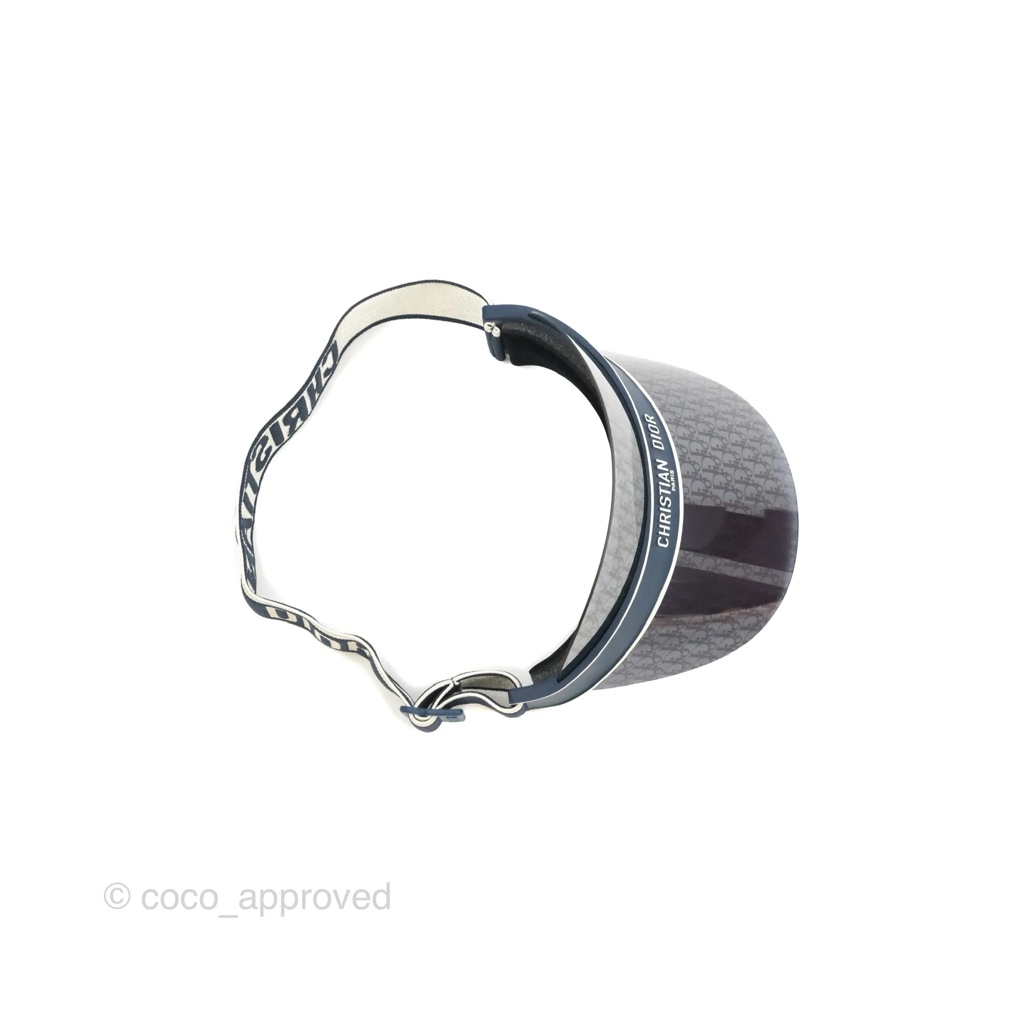 Christian Dior Diorclub V1U Dior Blue Oblique Visor