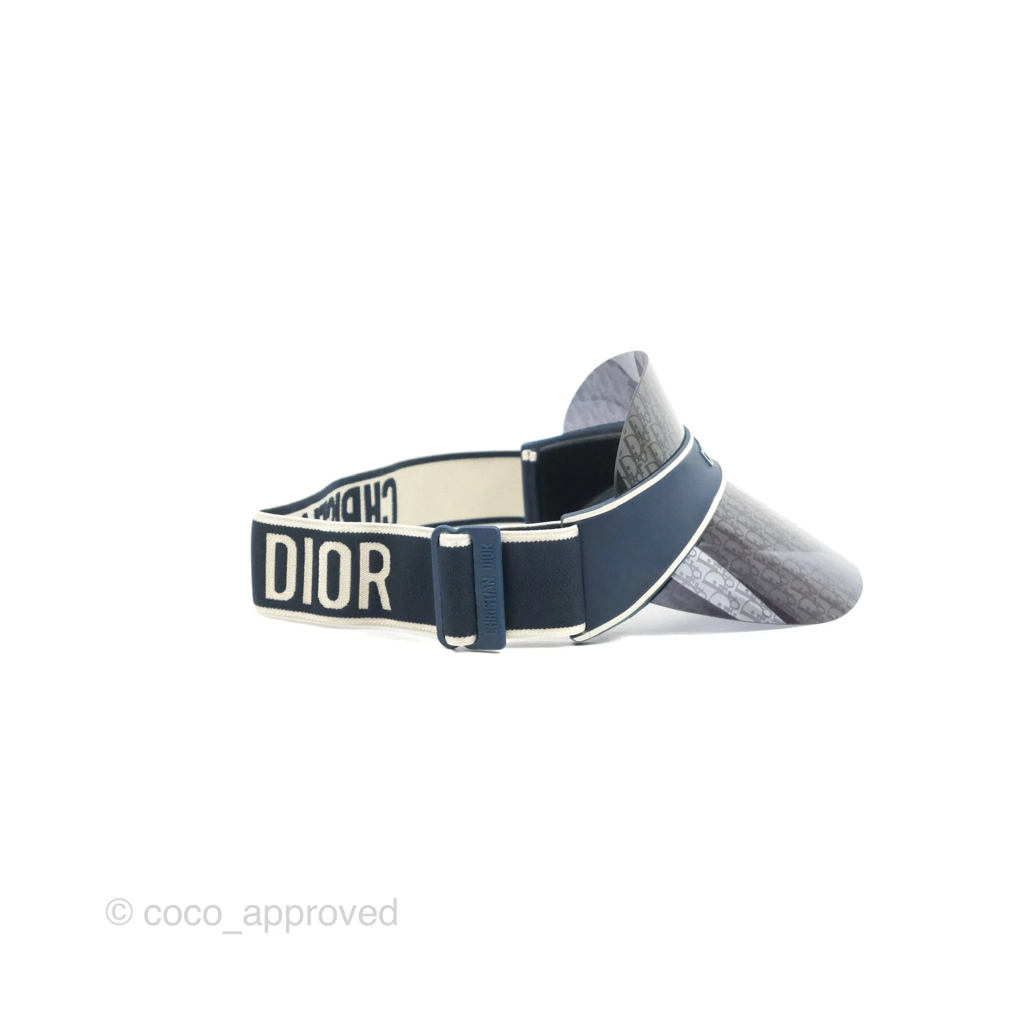 Christian Dior Diorclub V1U Dior Blue Oblique Visor