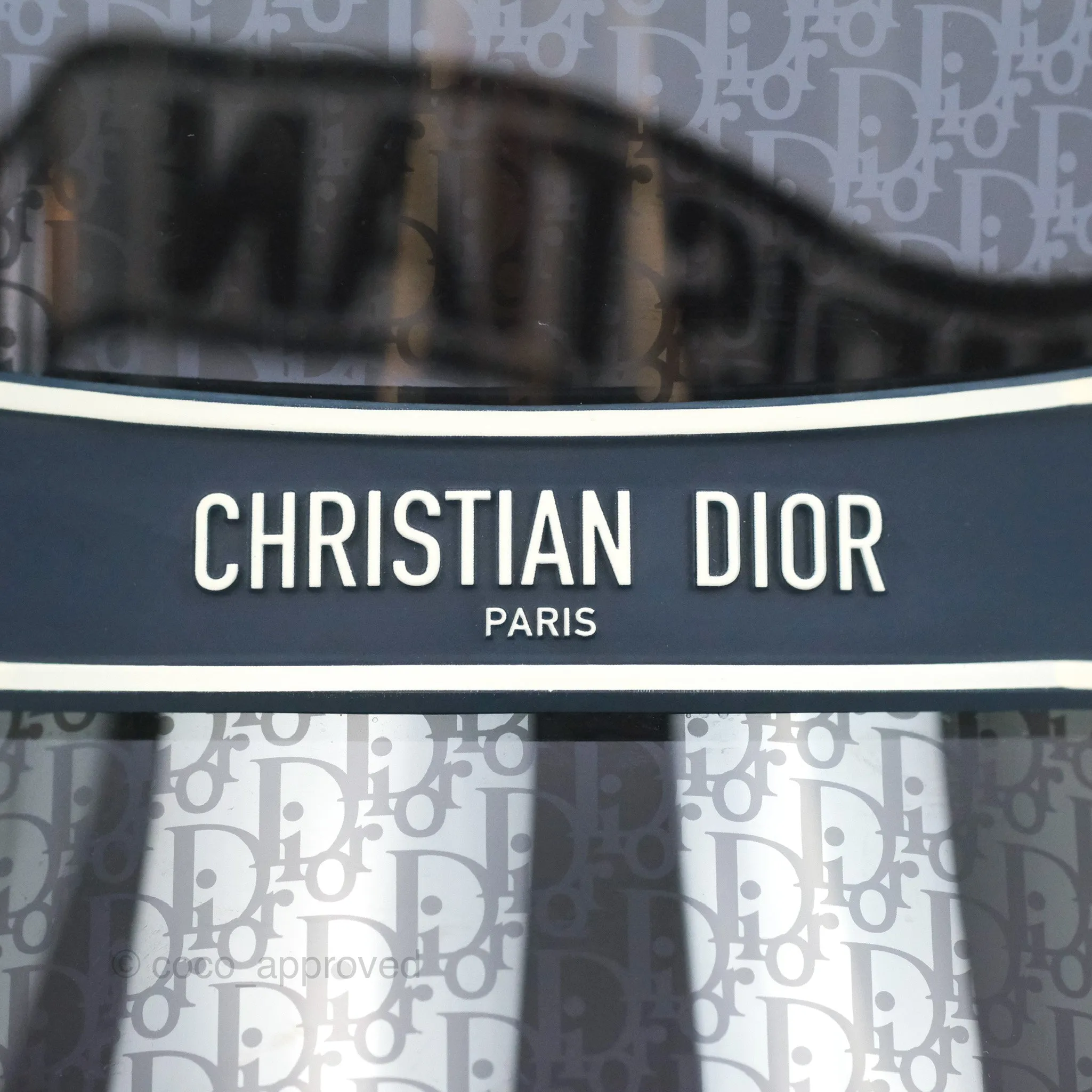 Christian Dior Diorclub V1U Dior Blue Oblique Visor
