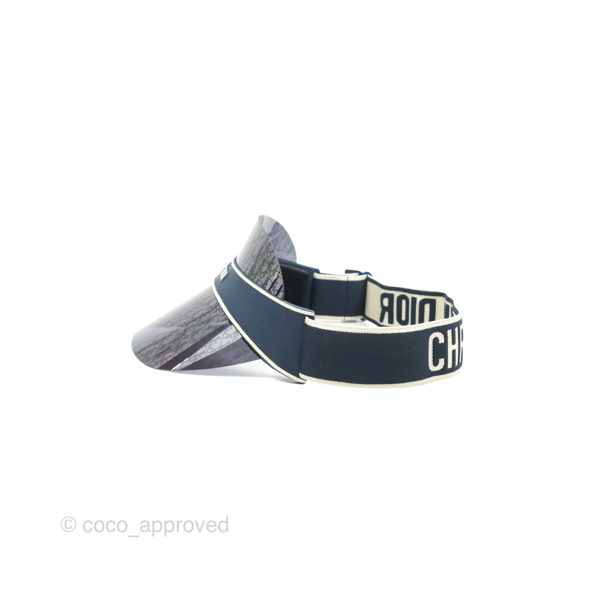 Christian Dior Diorclub V1U Dior Blue Oblique Visor