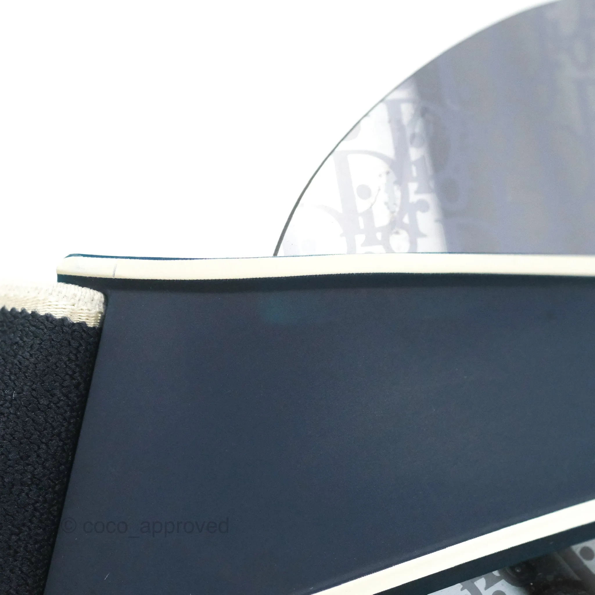 Christian Dior Diorclub V1U Dior Blue Oblique Visor