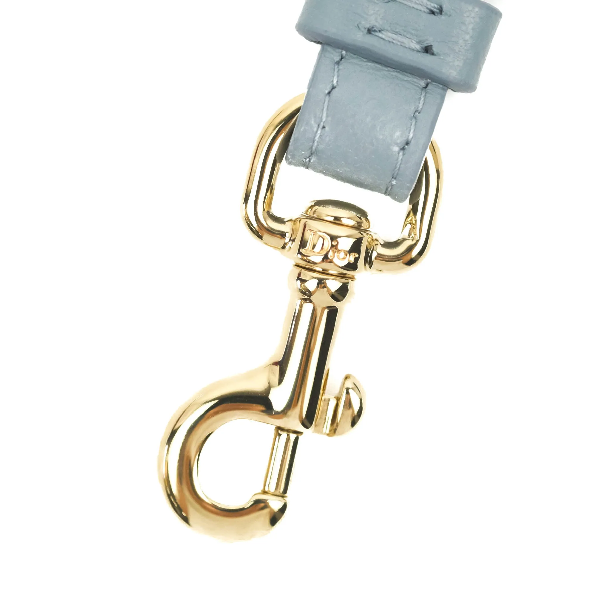 Christian Dior Lady Dior Phone Holder Cloud Blue Cannage Lambskin