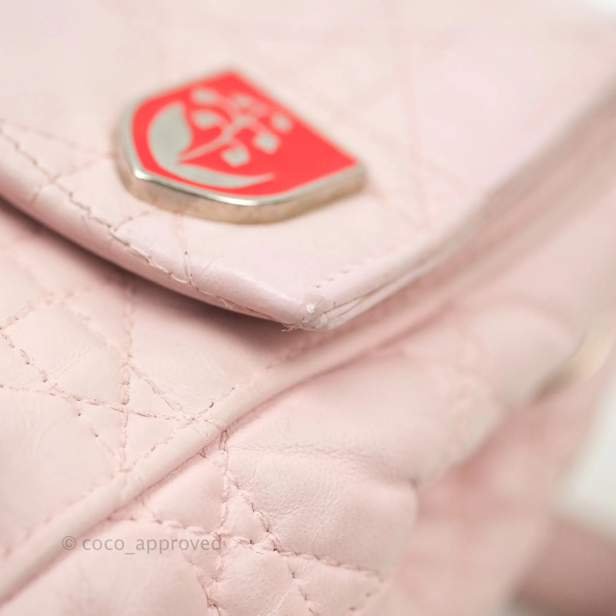 Christian Dior Lambskin Cannage Small Lucky Badge Stardust Backpack Soft Pink