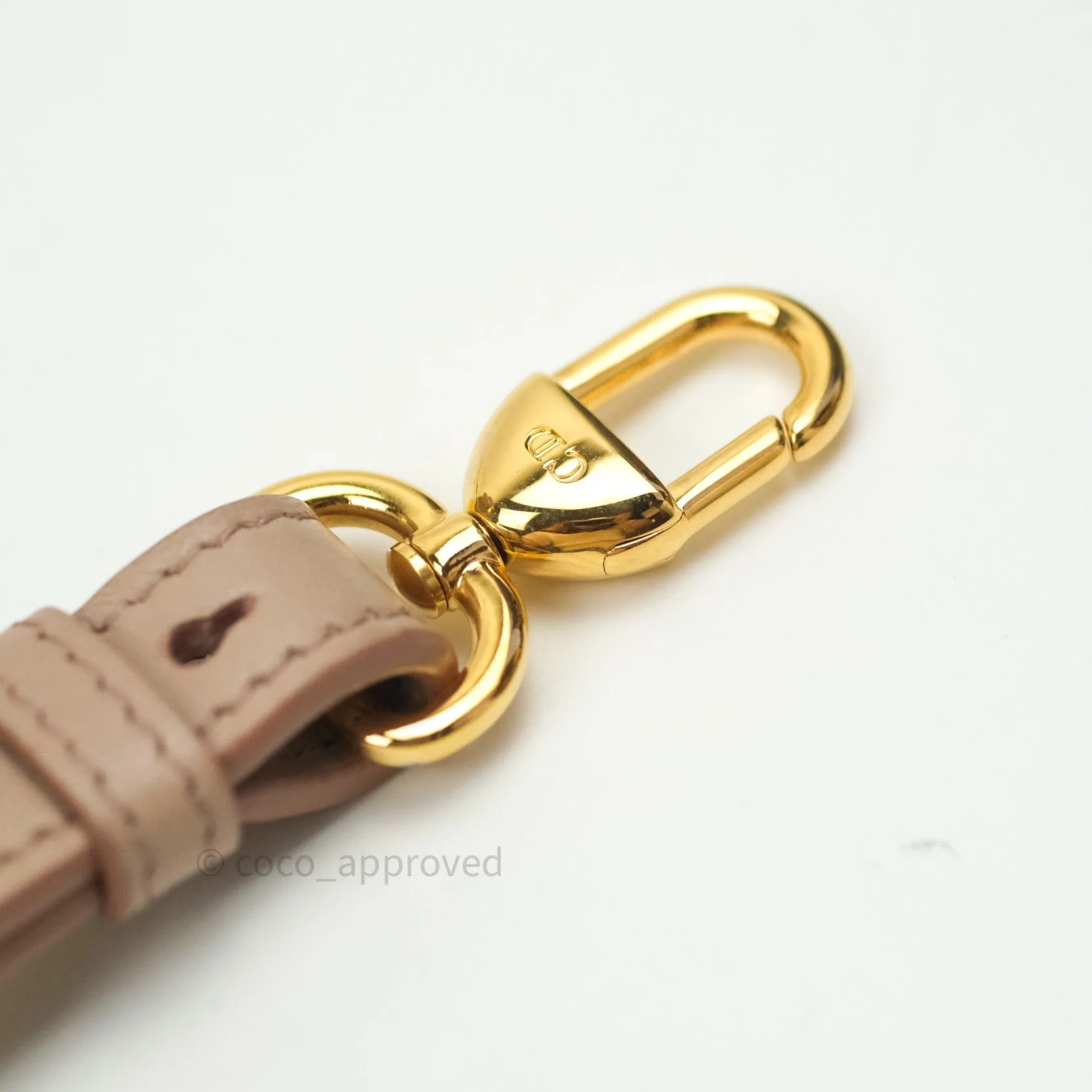 Christian Dior Lambskin My ABCDior Lady Dior Beige Gold Hardware