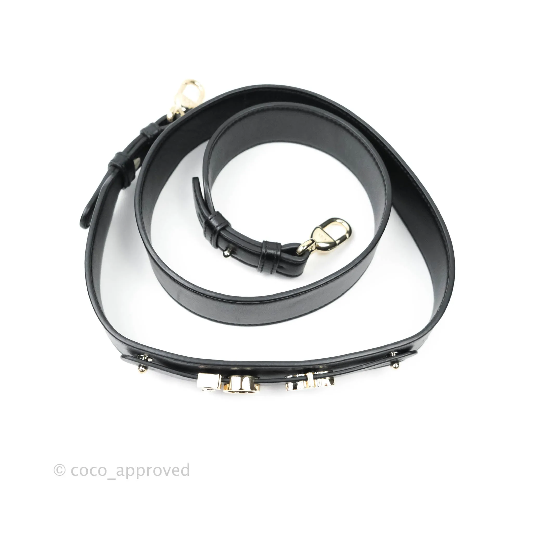Christian Dior Lambskin My ABCDior Lady Dior Black Gold Hardware