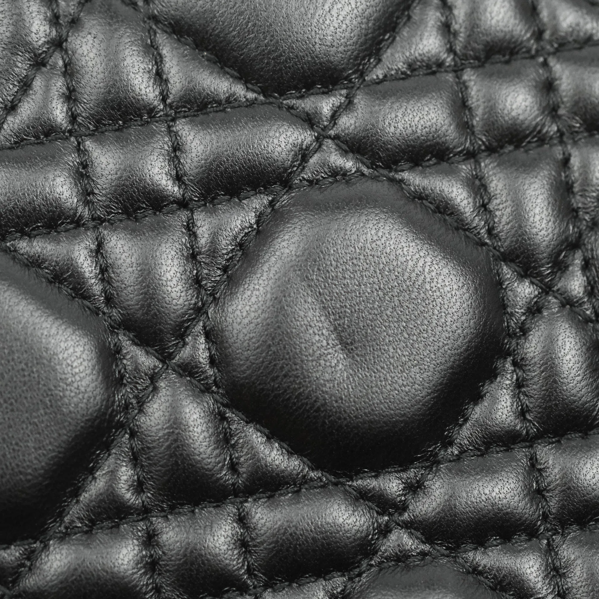 Christian Dior Lambskin My ABCDior Lady Dior Black Gold Hardware