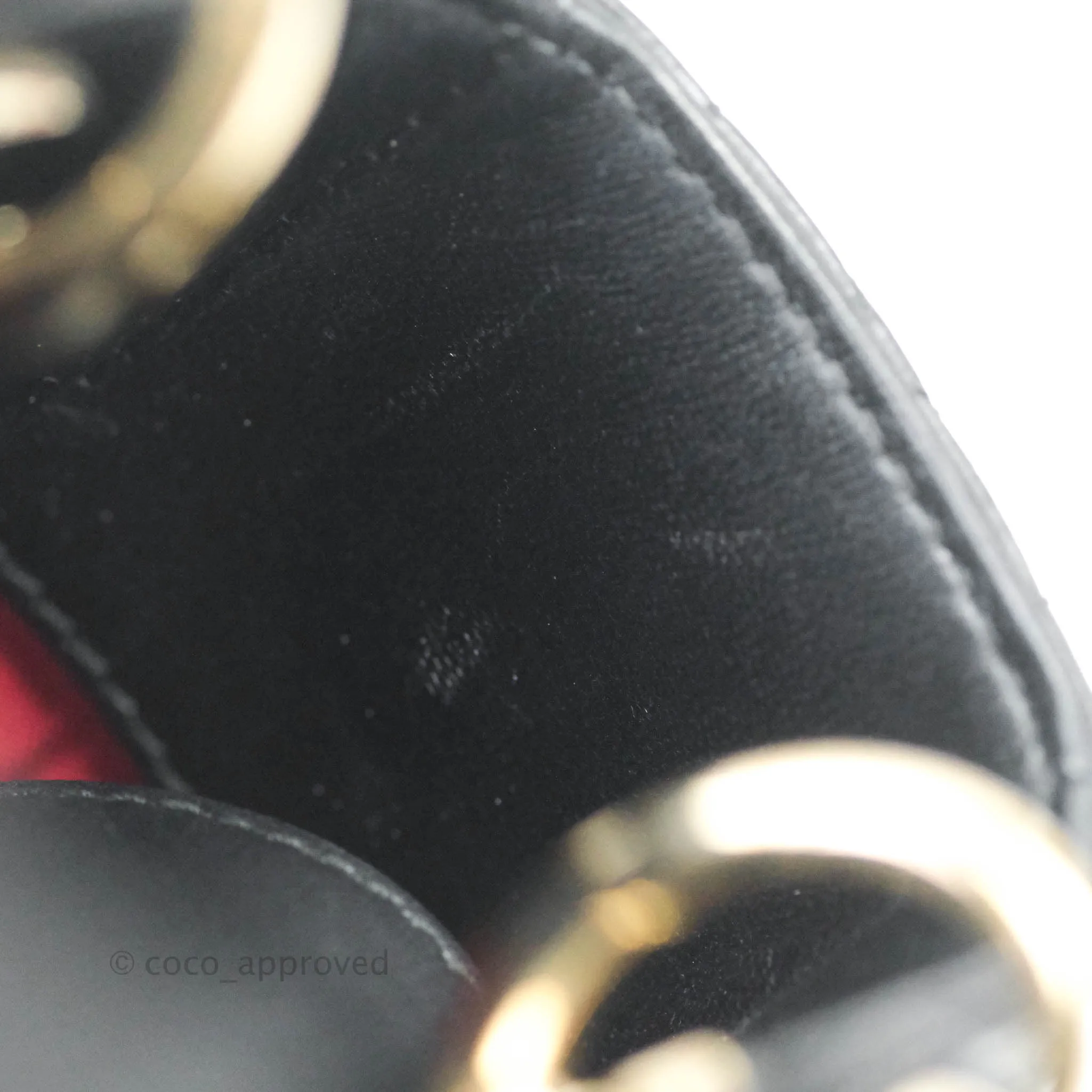 Christian Dior Lambskin My ABCDior Lady Dior Black Gold Hardware