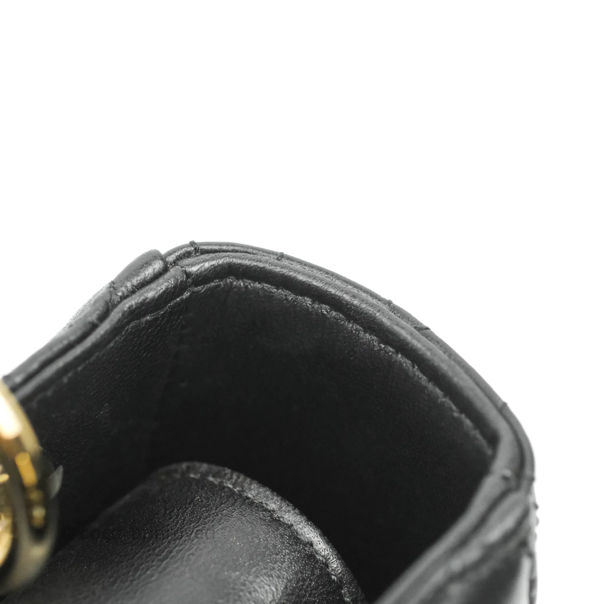 Christian Dior Lambskin My ABCDior Lady Dior Black Gold Hardware