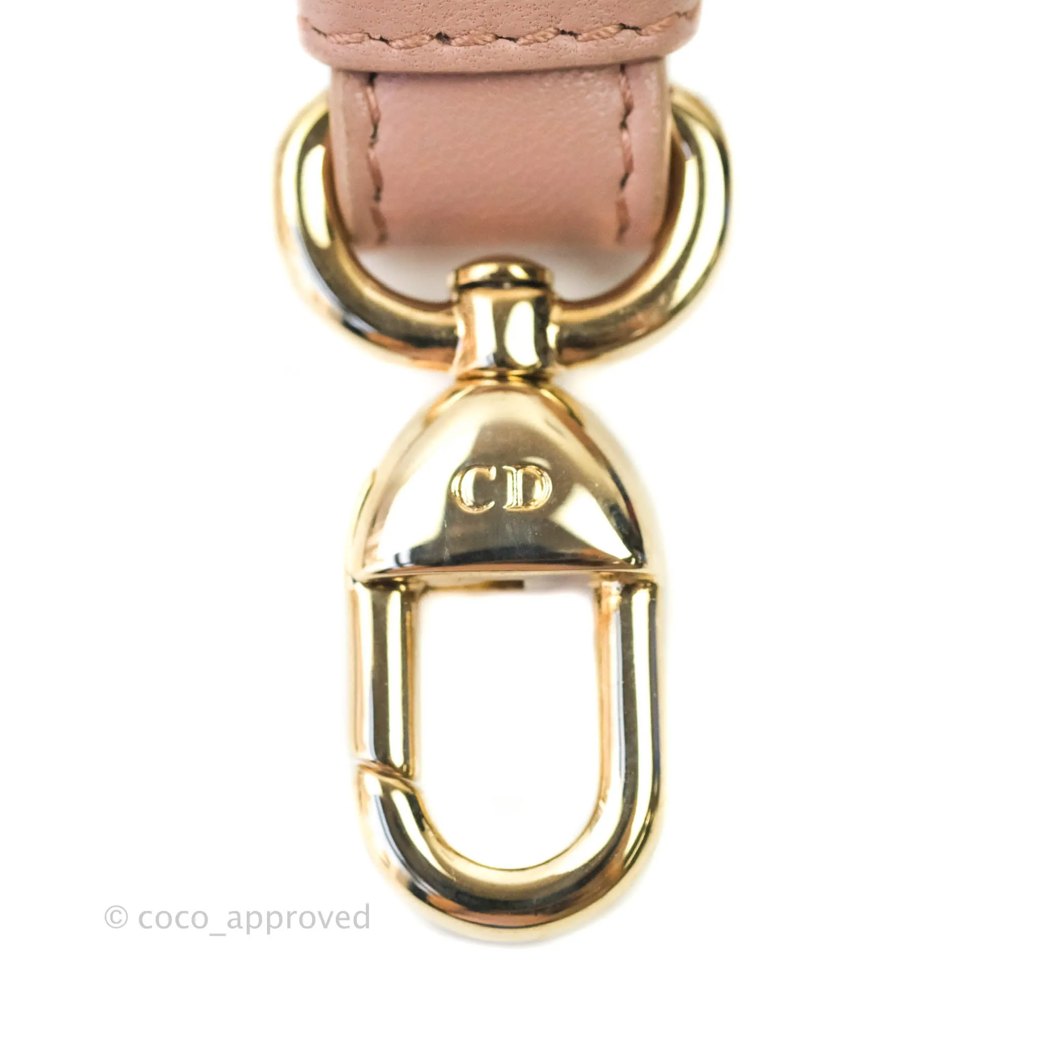 Christian Dior Lambskin My ABCDior Lady Dior Dark Beige Gold Hardware
