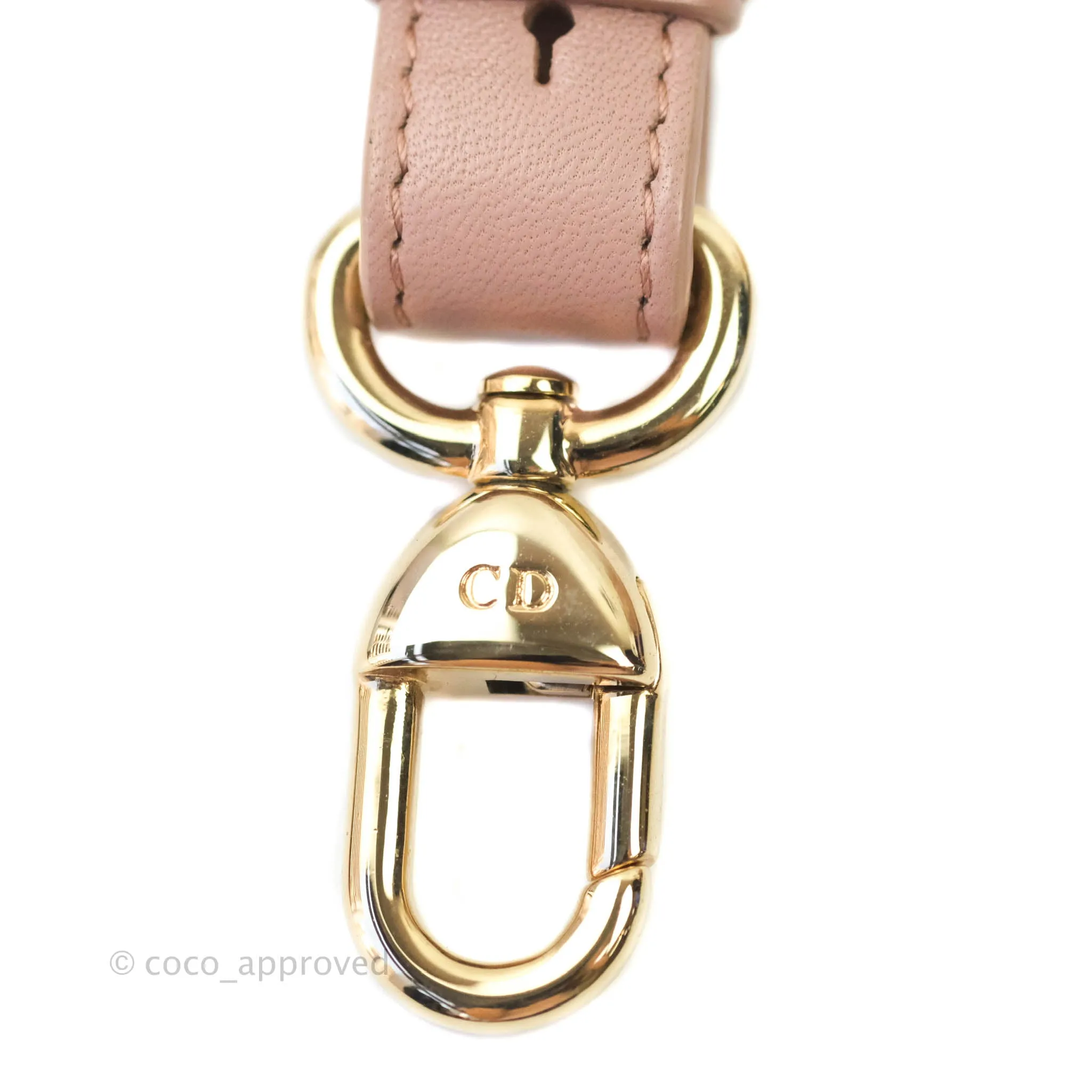 Christian Dior Lambskin My ABCDior Lady Dior Dark Beige Gold Hardware