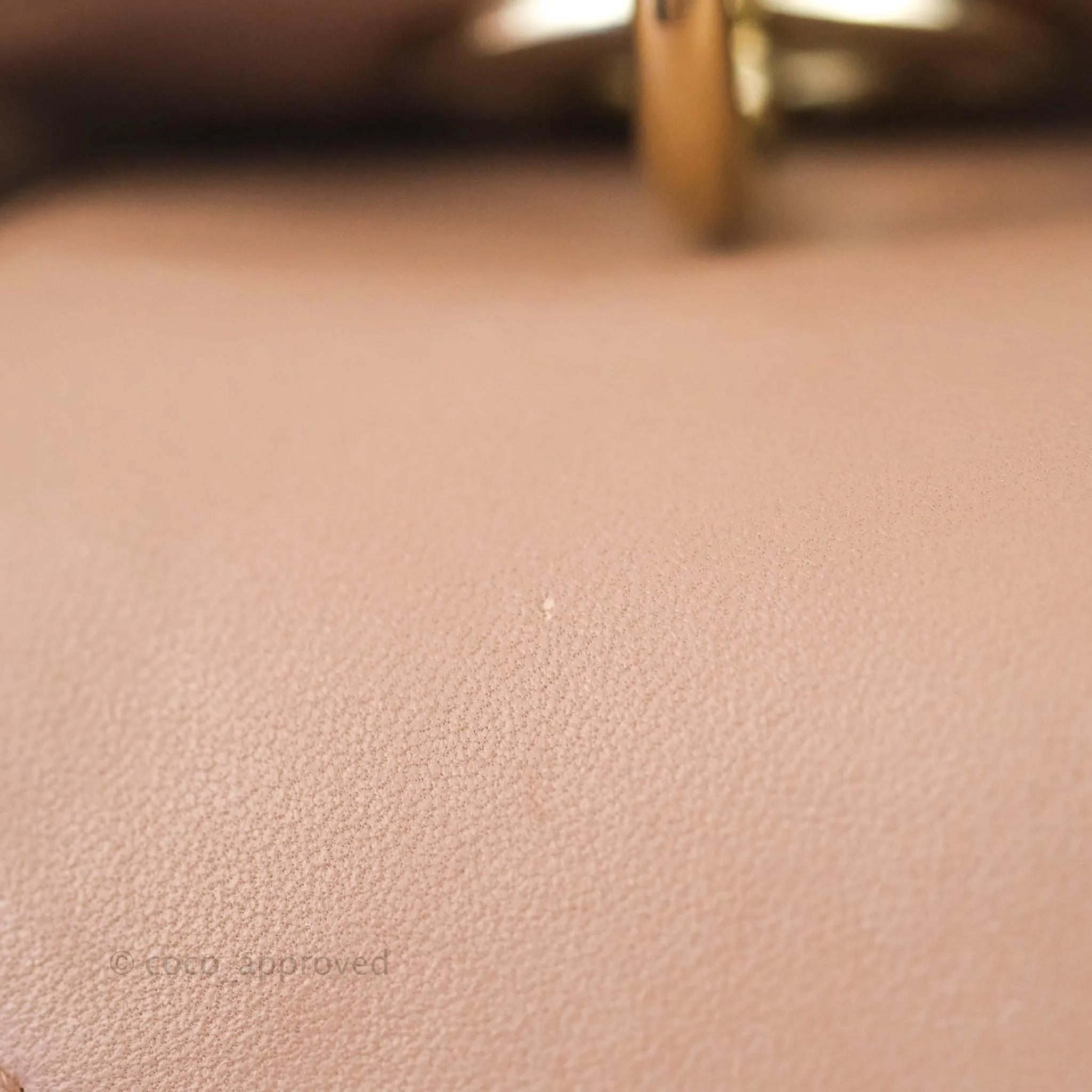 Christian Dior Lambskin My ABCDior Lady Dior Dark Beige Gold Hardware