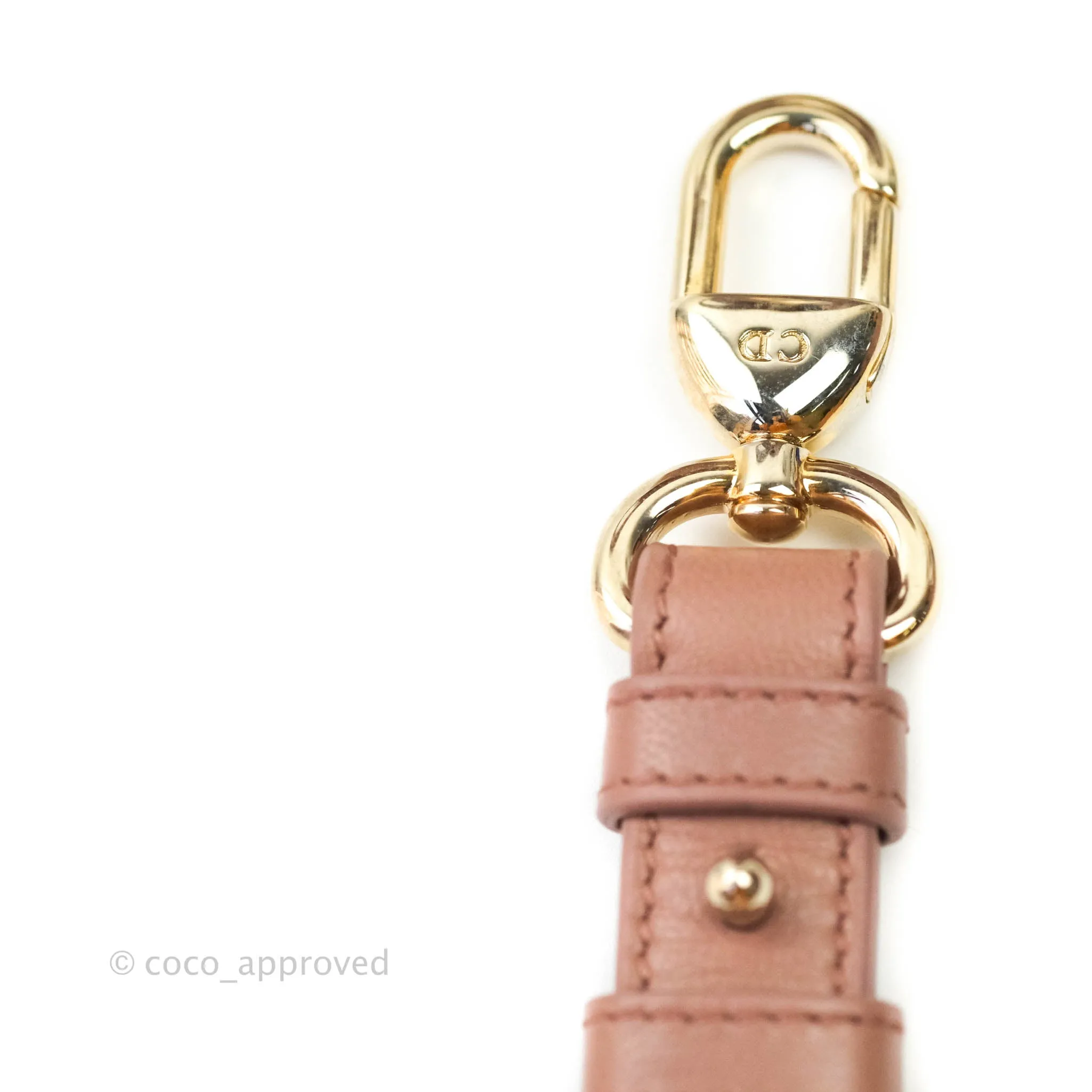 Christian Dior Lambskin My ABCDior Lady Dior Dark Beige Gold Hardware