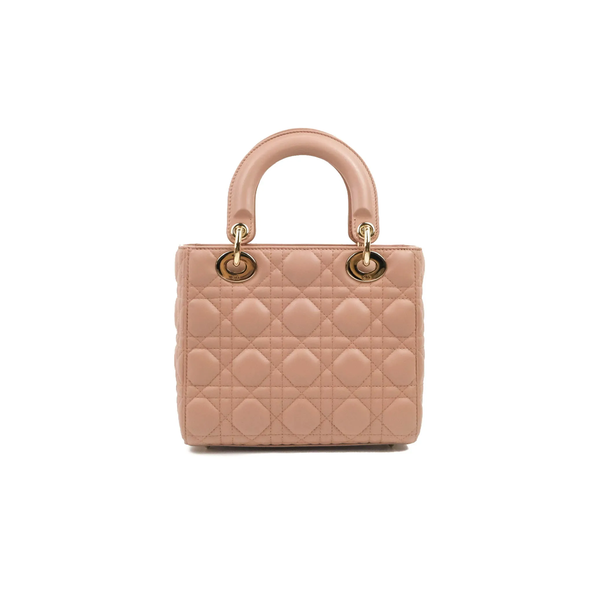 Christian Dior Lambskin My ABCDior Lady Dior Fard Gold Hardware