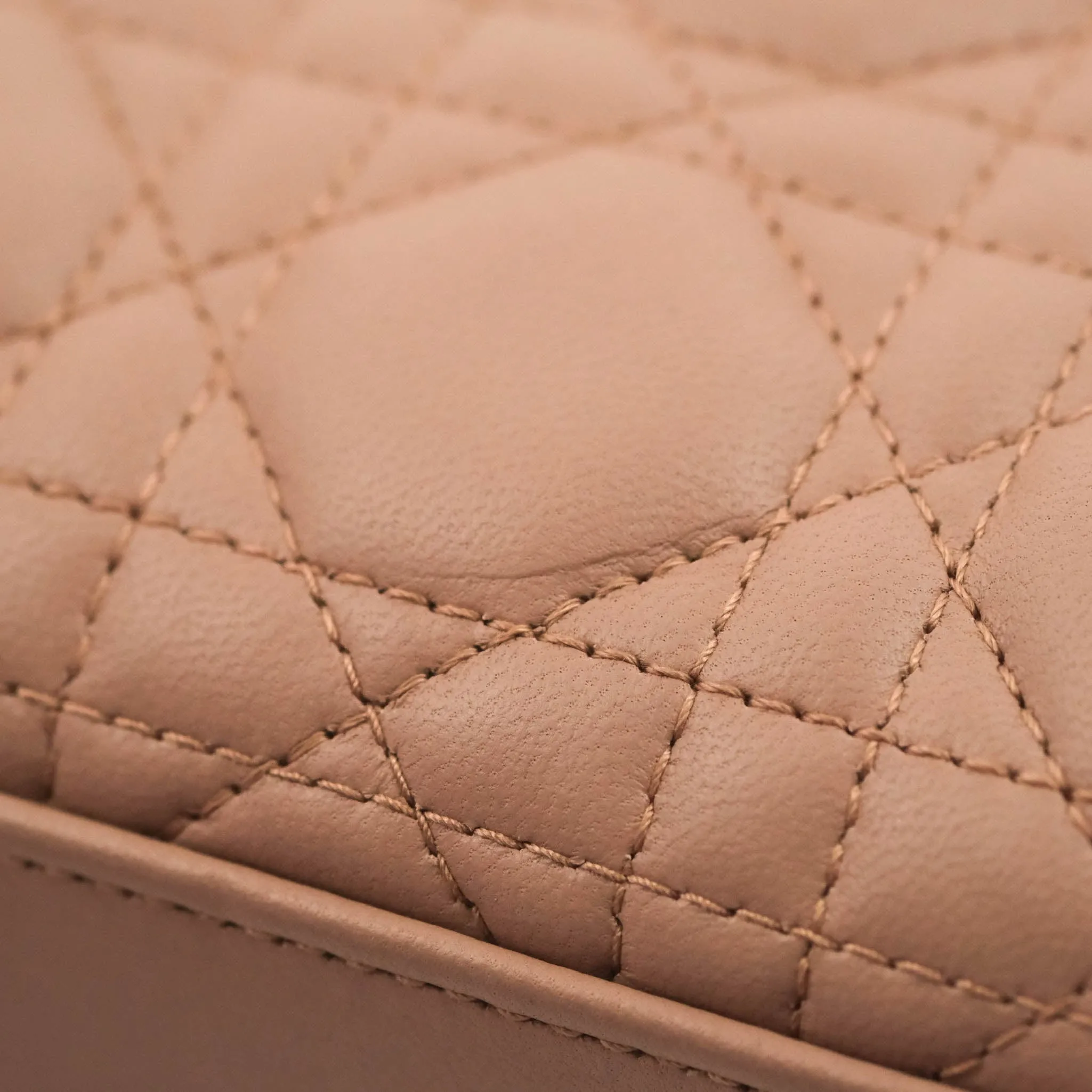 Christian Dior Lambskin My ABCDior Lady Dior Fard Gold Hardware