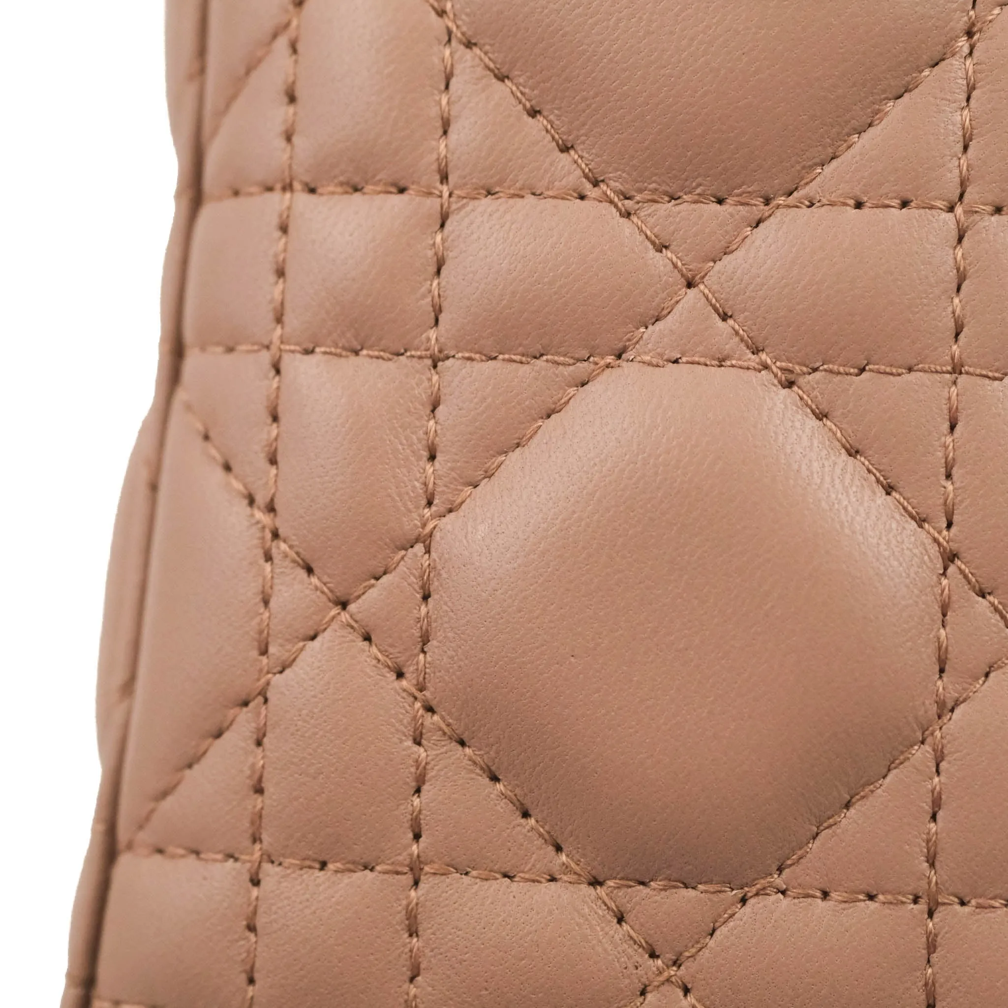 Christian Dior Lambskin My ABCDior Lady Dior Fard Gold Hardware