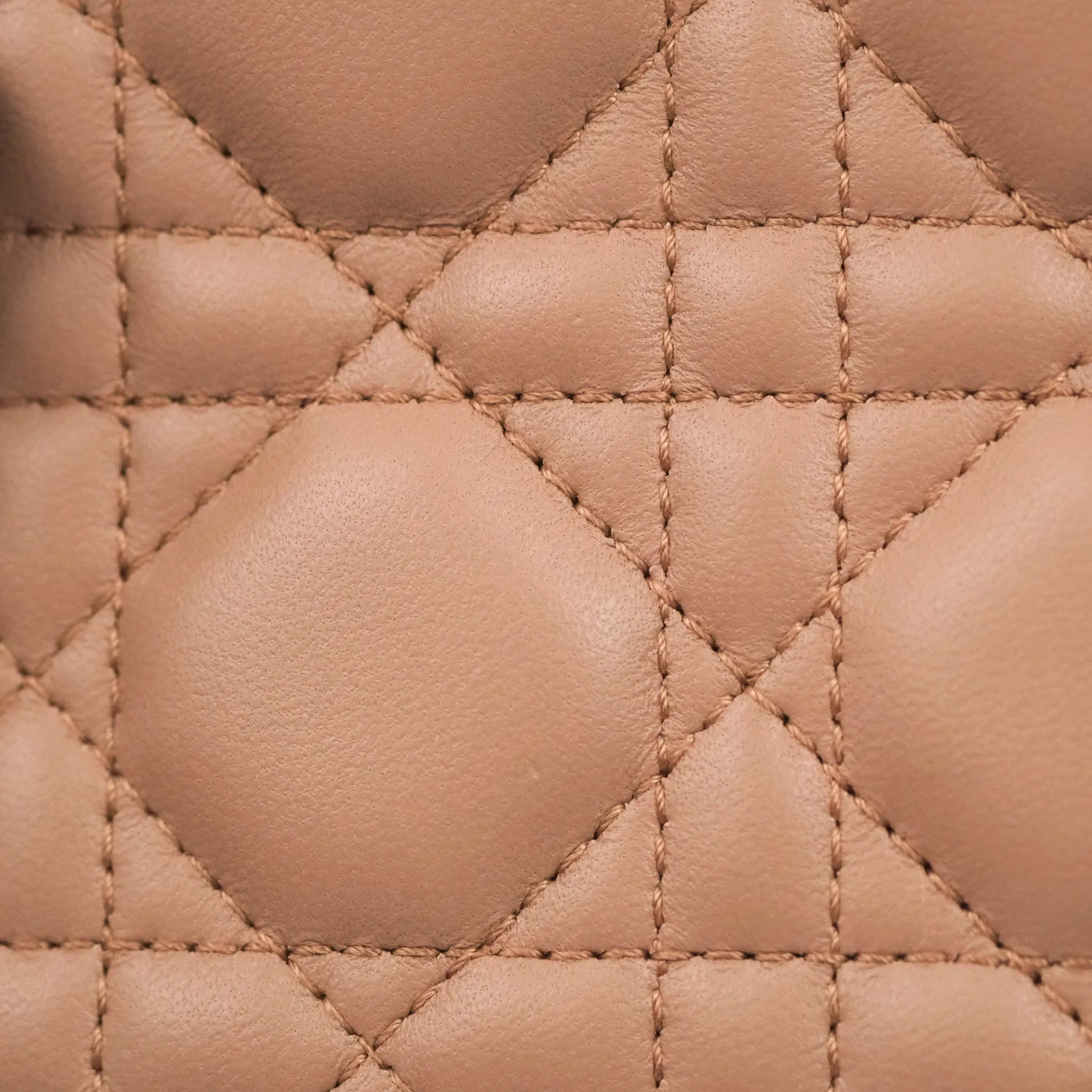 Christian Dior Lambskin My ABCDior Lady Dior Fard Gold Hardware