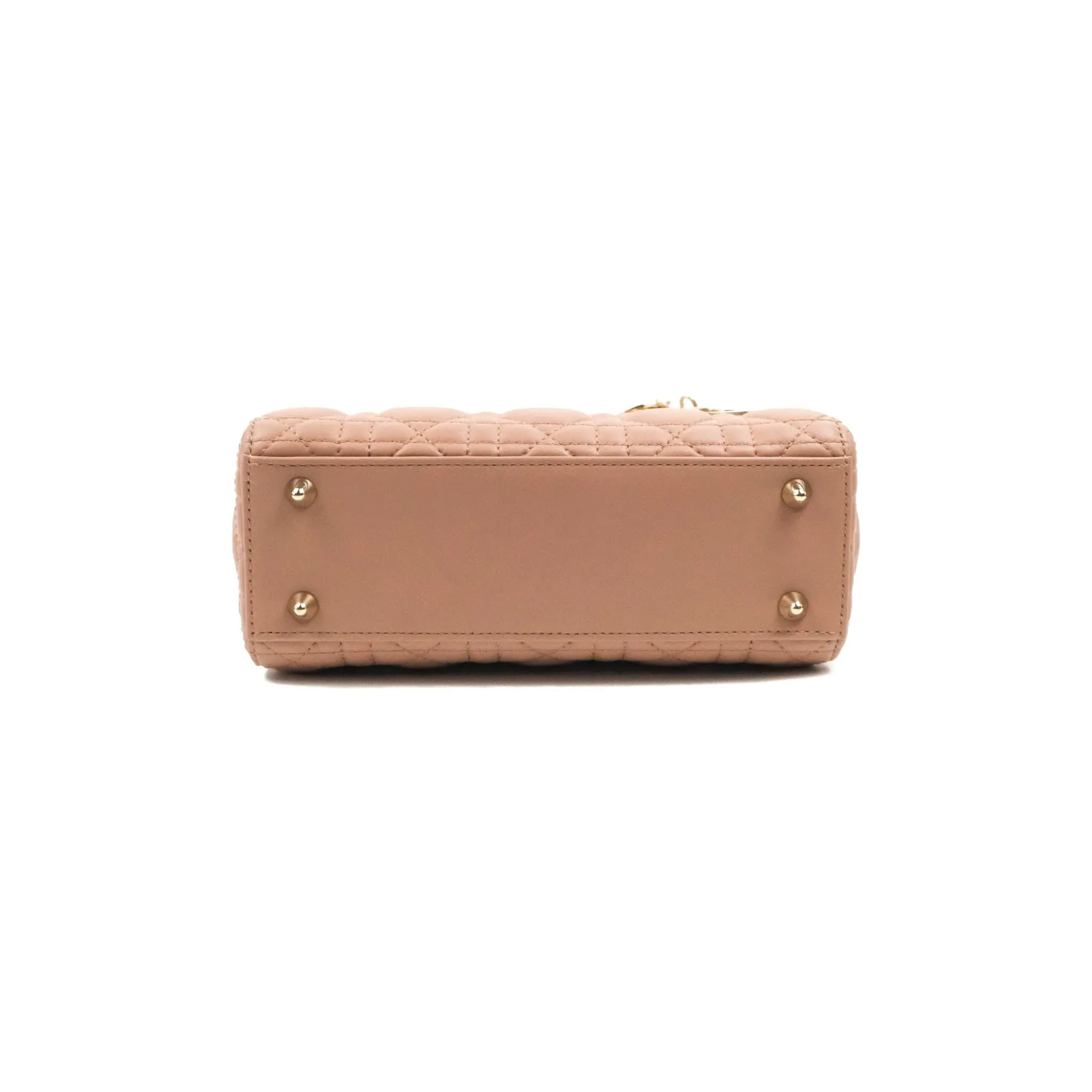 Christian Dior Lambskin My ABCDior Lady Dior Fard Gold Hardware