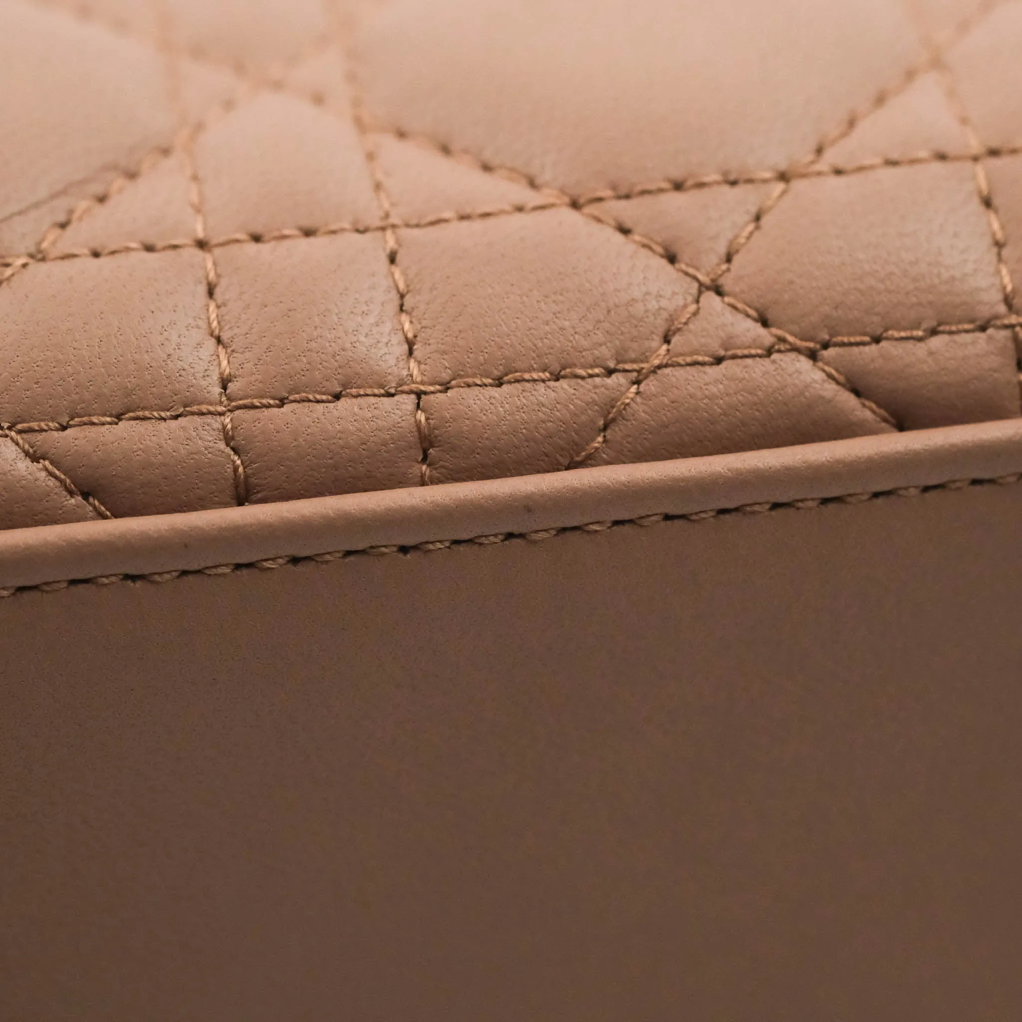 Christian Dior Lambskin My ABCDior Lady Dior Fard Gold Hardware