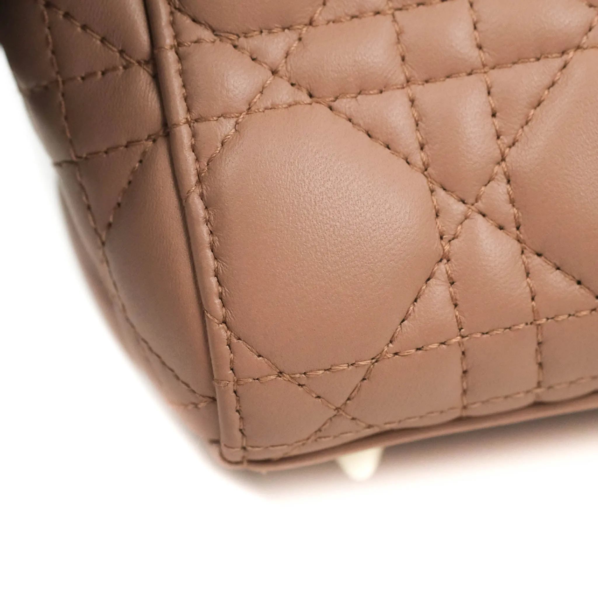 Christian Dior Lambskin My ABCDior Lady Dior Fard Gold Hardware