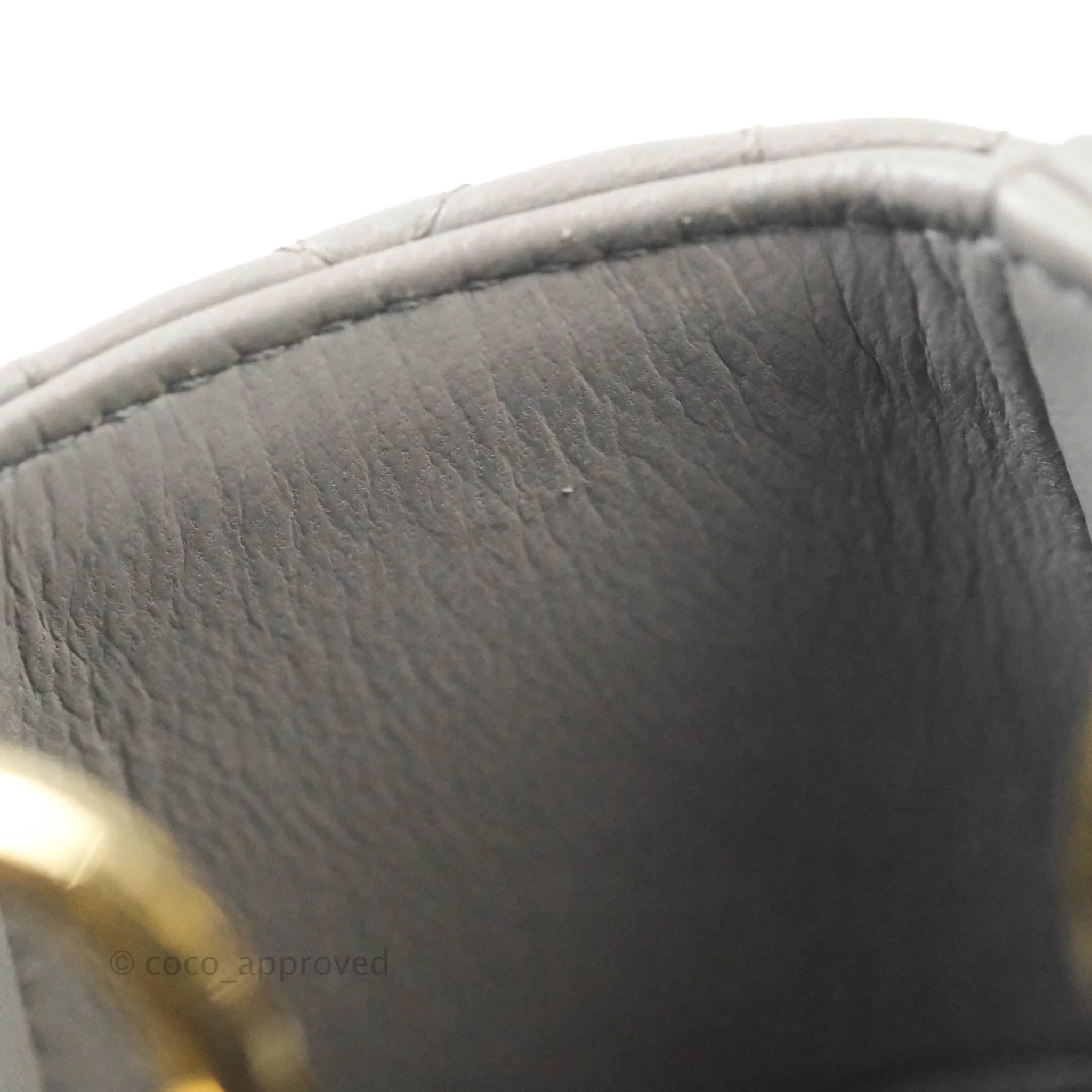 Christian Dior Lambskin My ABCDior Lady Dior Grey Gold Hardware
