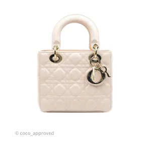 Christian Dior Lambskin My ABCDior Lady Dior Pale Pink Gold Hardware