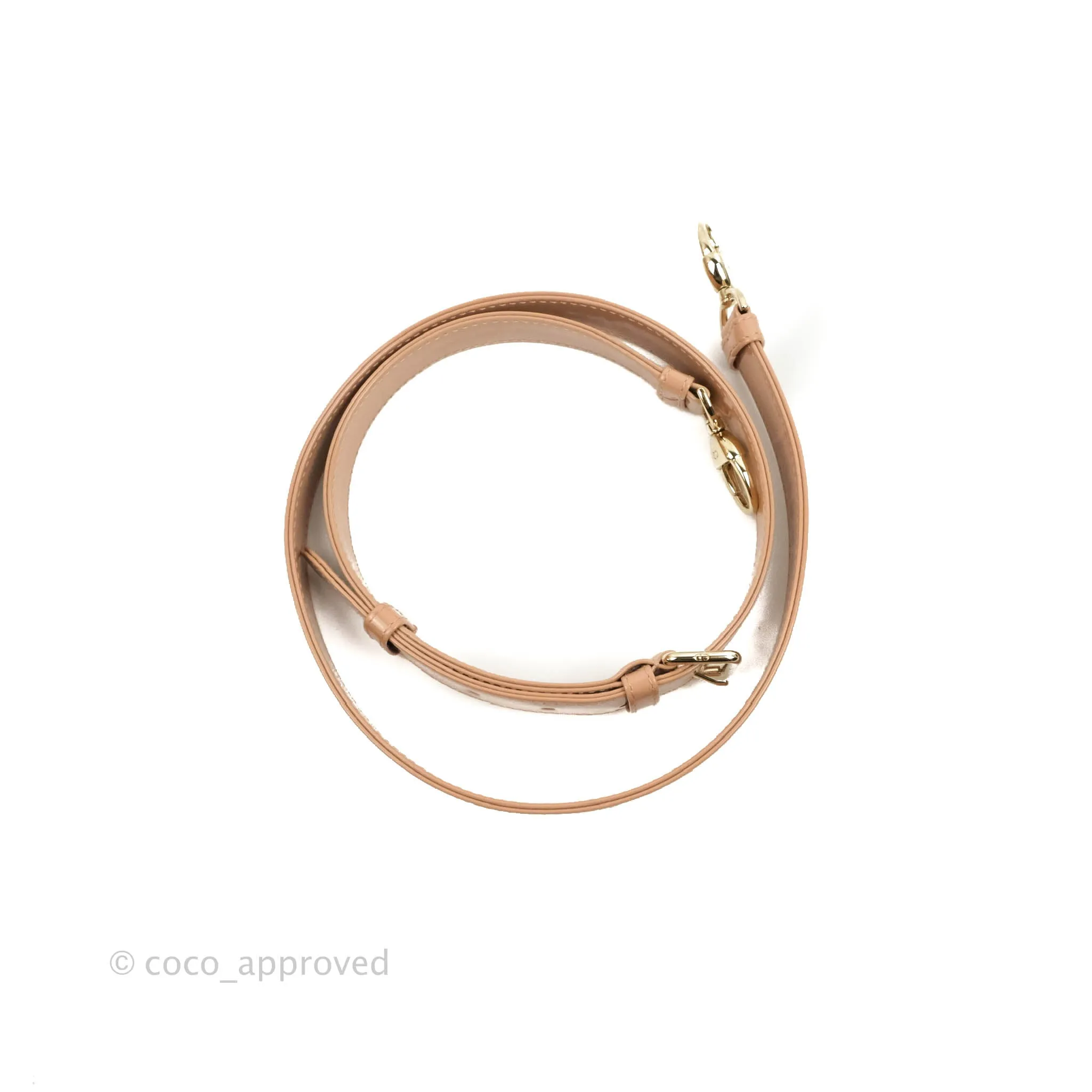 Christian Dior Medium Lady Dior Blush Patent Gold Hardware