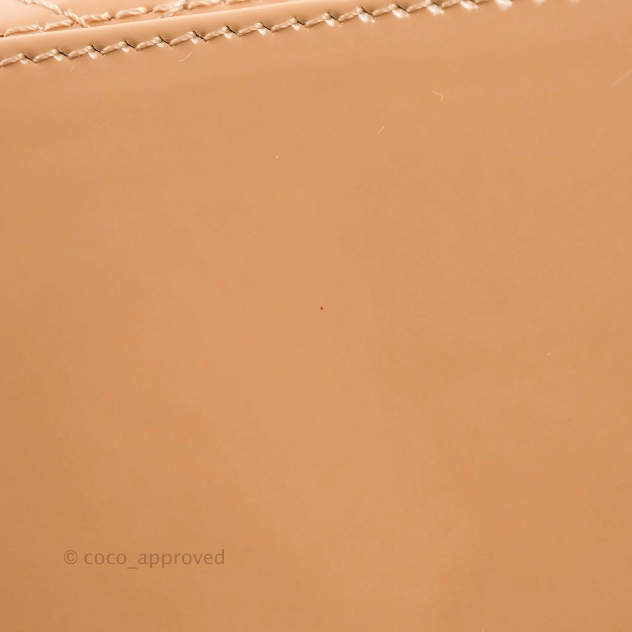 Christian Dior Medium Lady Dior Blush Patent Gold Hardware