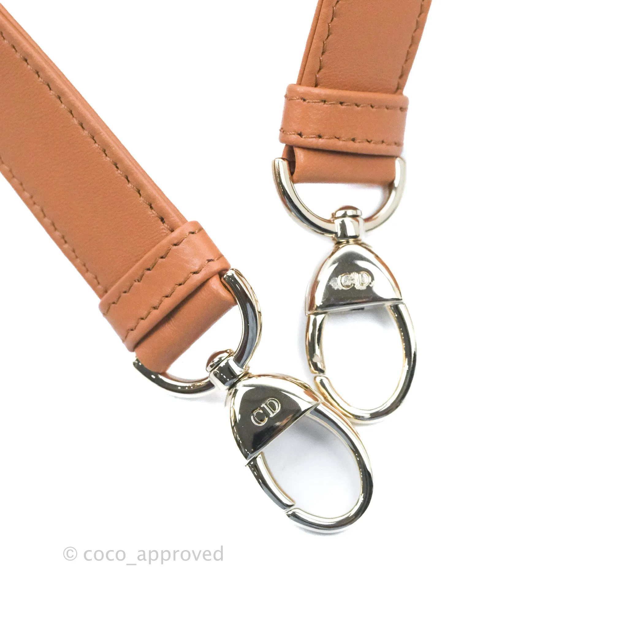 Christian Dior Medium Lady Dior Caramel Lambskin Gold Hardware