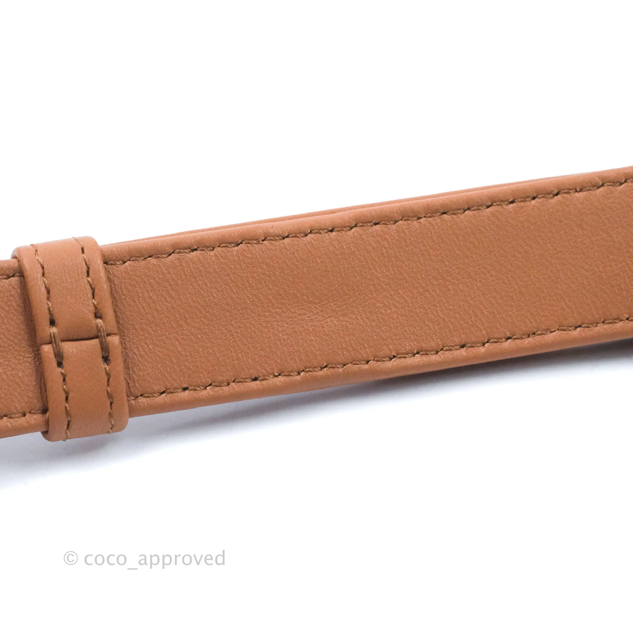 Christian Dior Medium Lady Dior Caramel Lambskin Gold Hardware