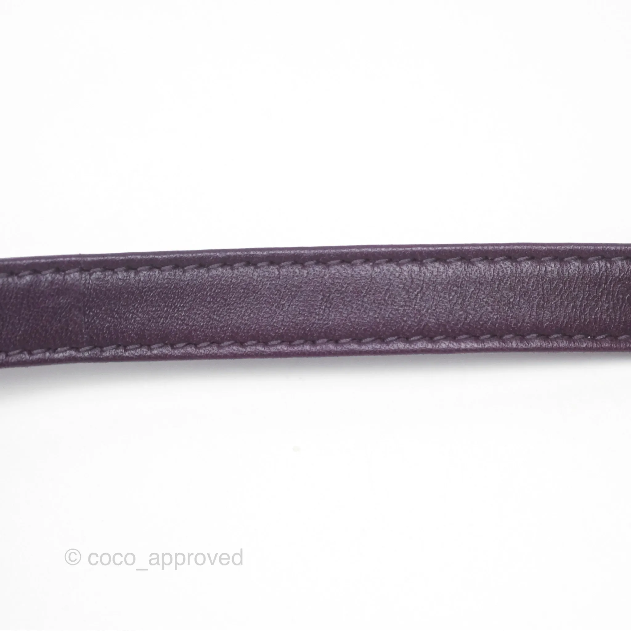 Christian Dior Medium Lady Dior Dark Purple Lambskin Silver Hardware