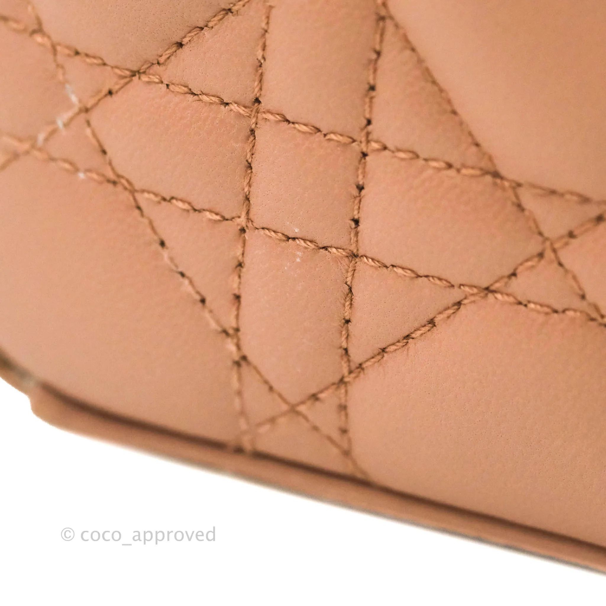 Christian Dior Medium Lady Dior Fard Blush Lambskin Gold Hardware