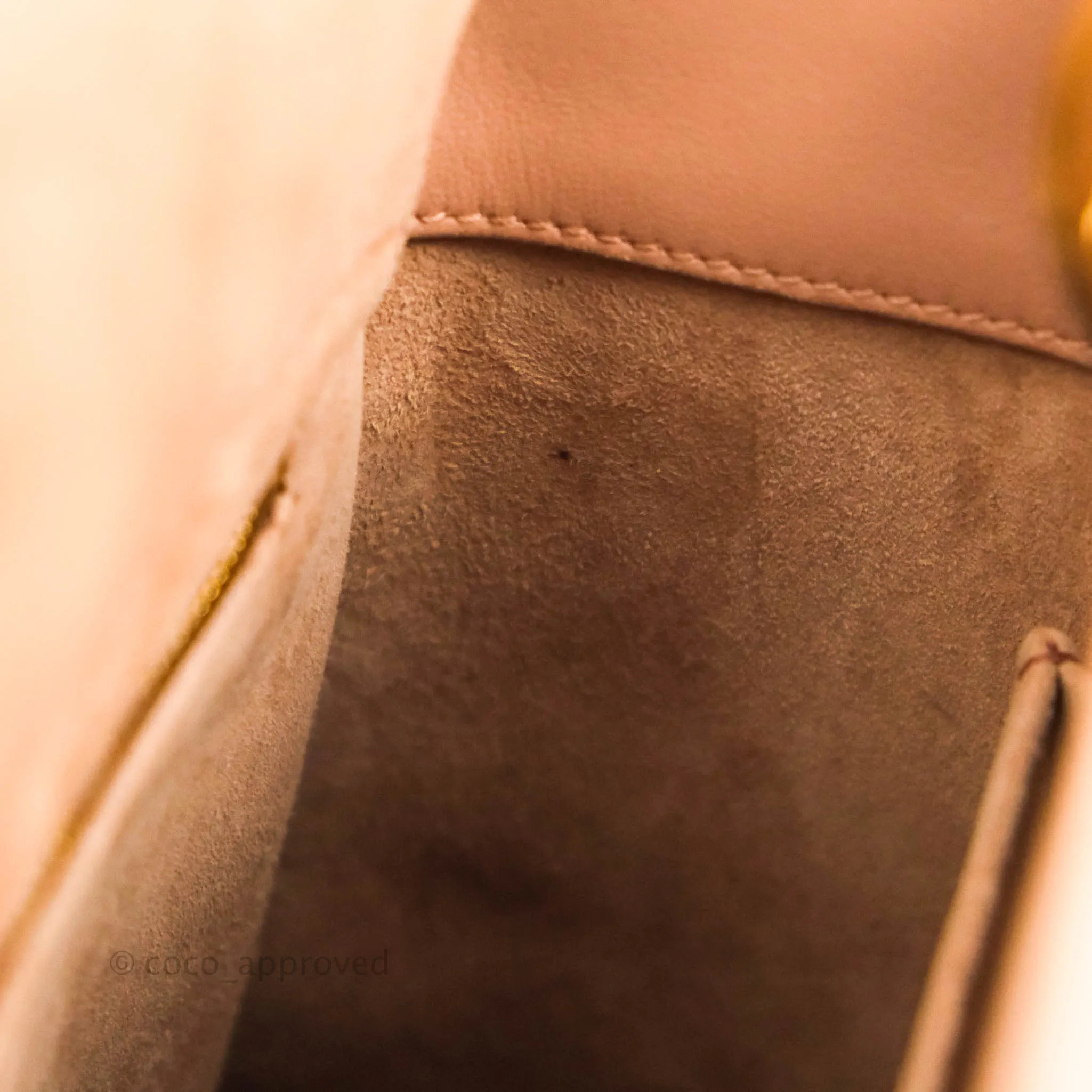 Christian Dior Medium Lady Dior Fard Blush Lambskin Gold Hardware