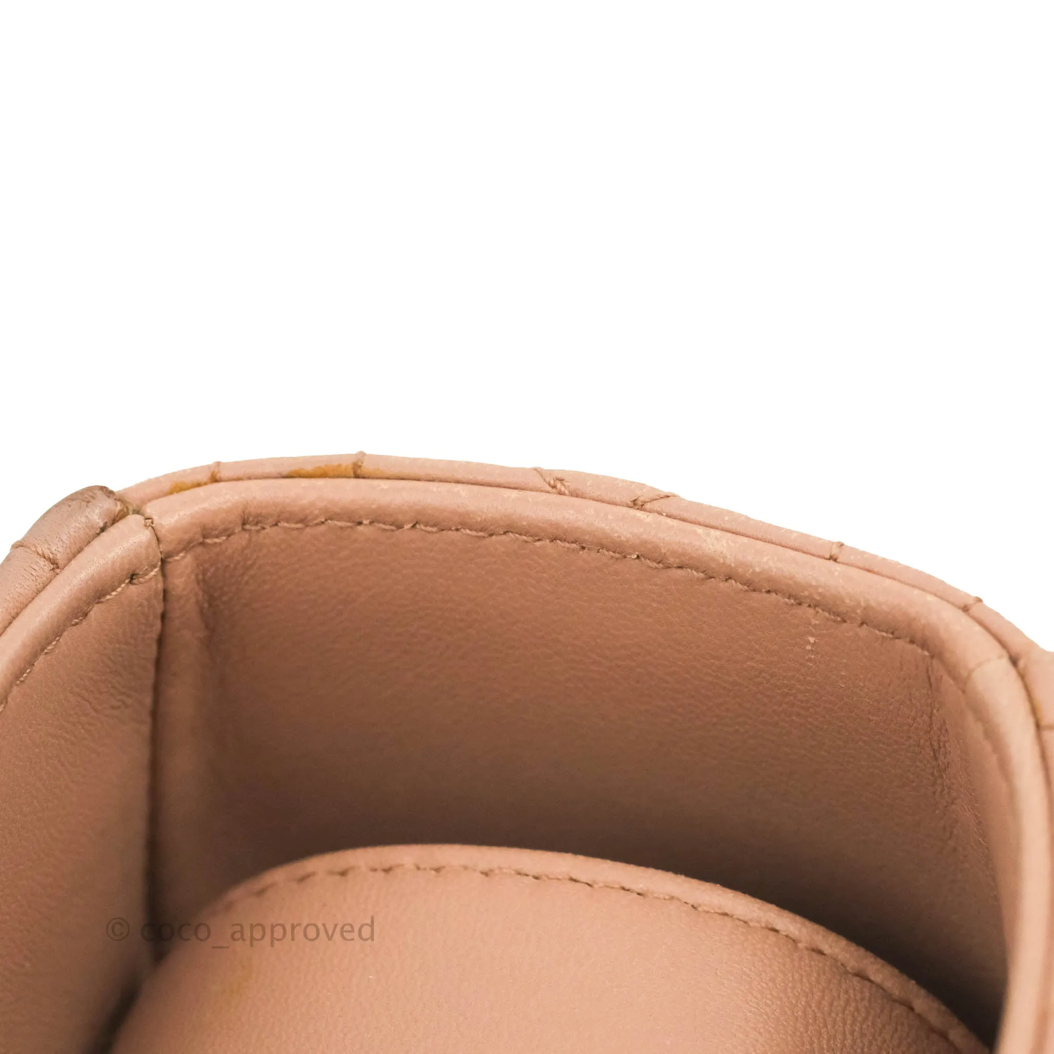 Christian Dior Medium Lady Dior Fard Blush Lambskin Gold Hardware