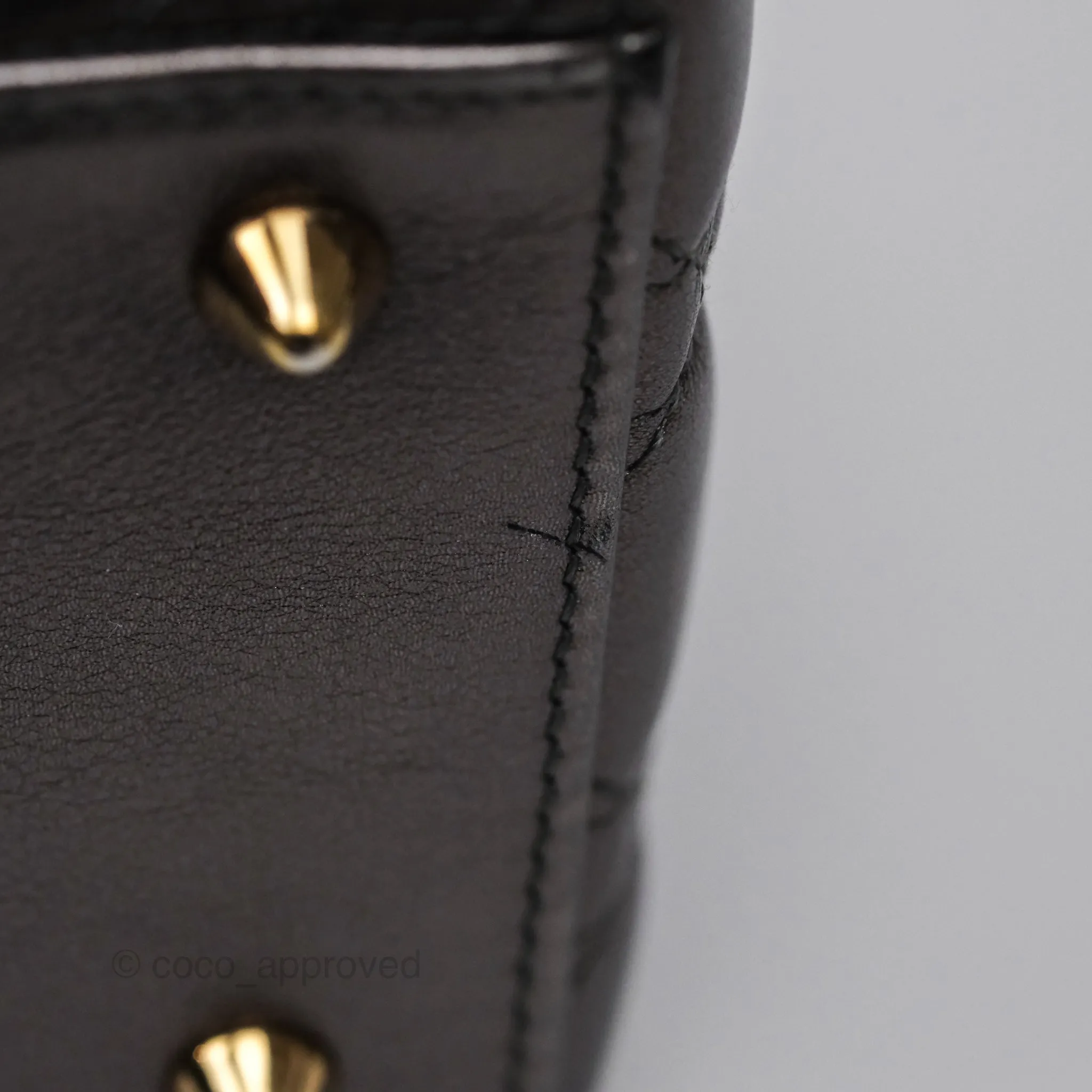 Christian Dior Medium Lady Dior Metallic Dark Grey Lambskin Gold Hardware