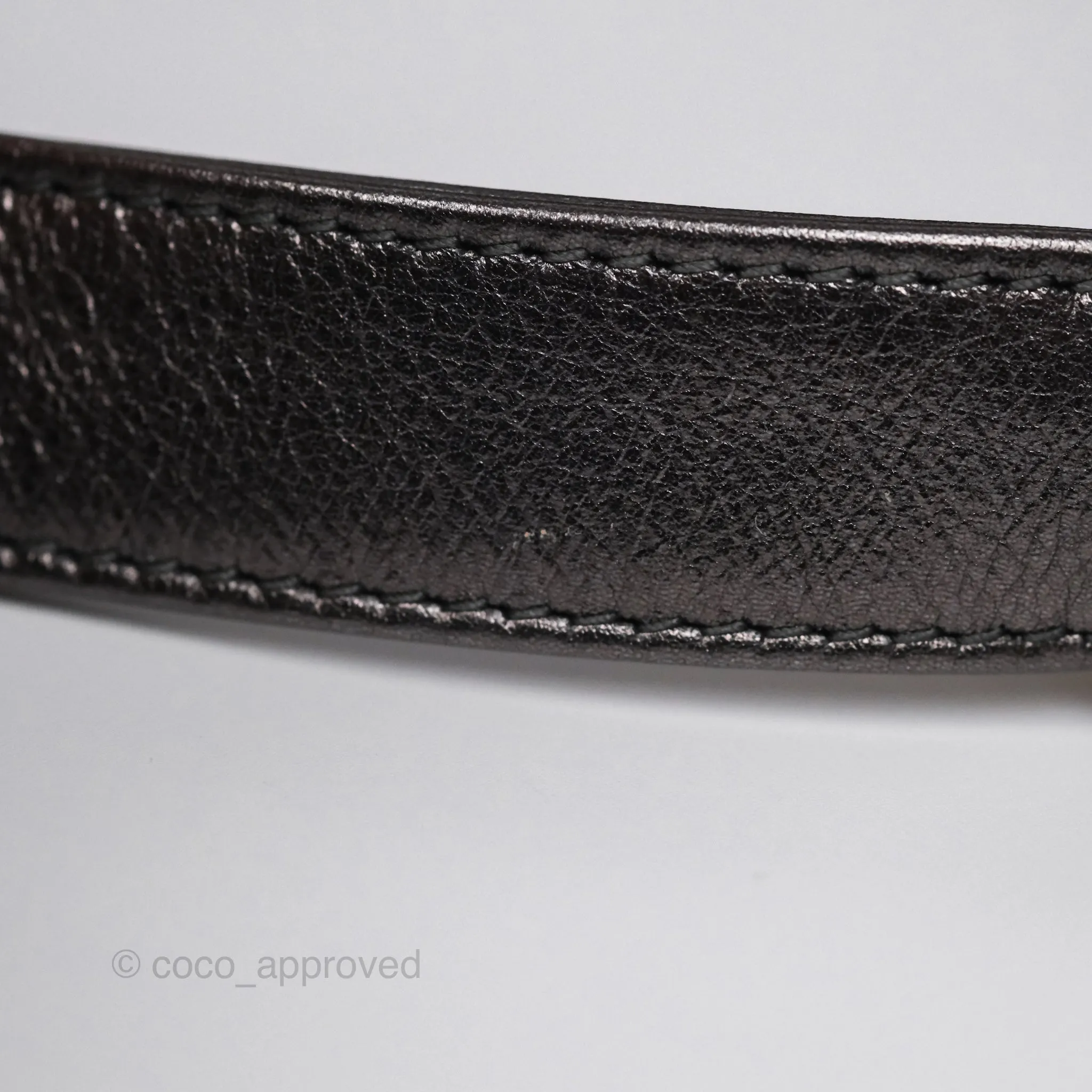 Christian Dior Medium Lady Dior Metallic Dark Grey Lambskin Gold Hardware