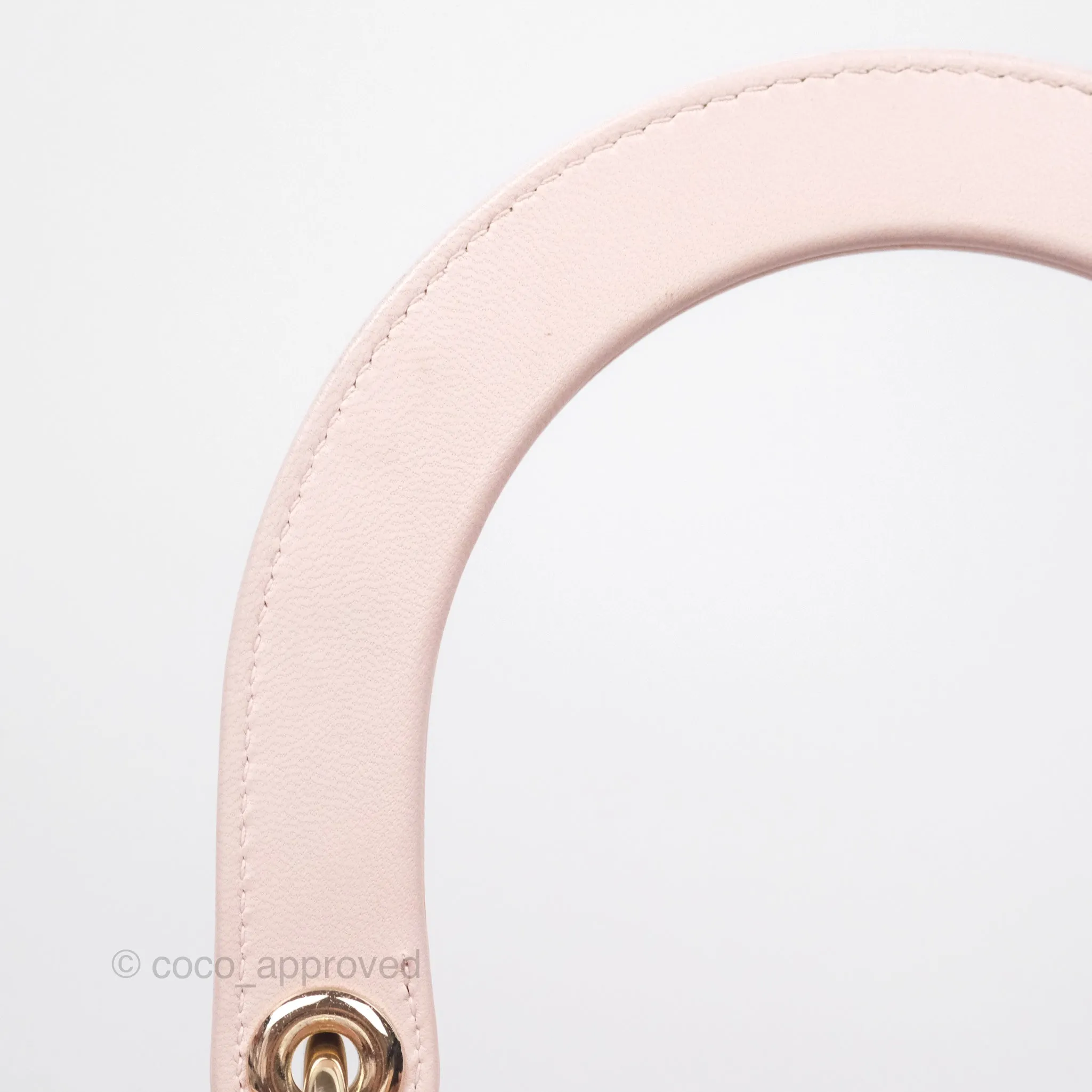 Christian Dior Medium Lady Dior Pink Lambskin Gold Hardware