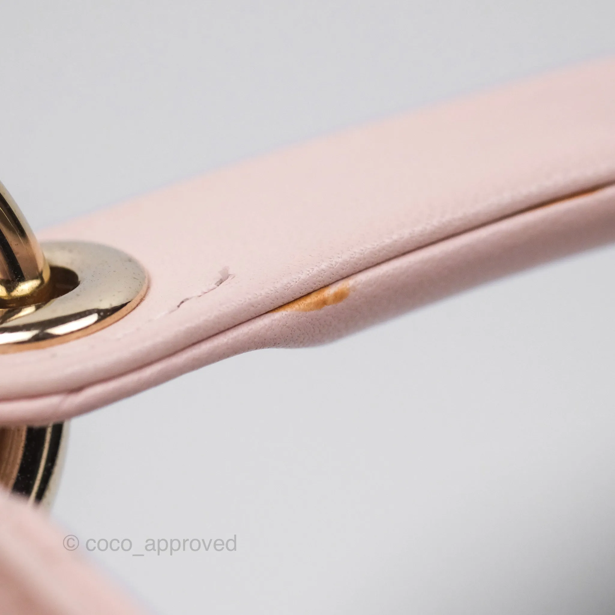 Christian Dior Medium Lady Dior Pink Lambskin Gold Hardware